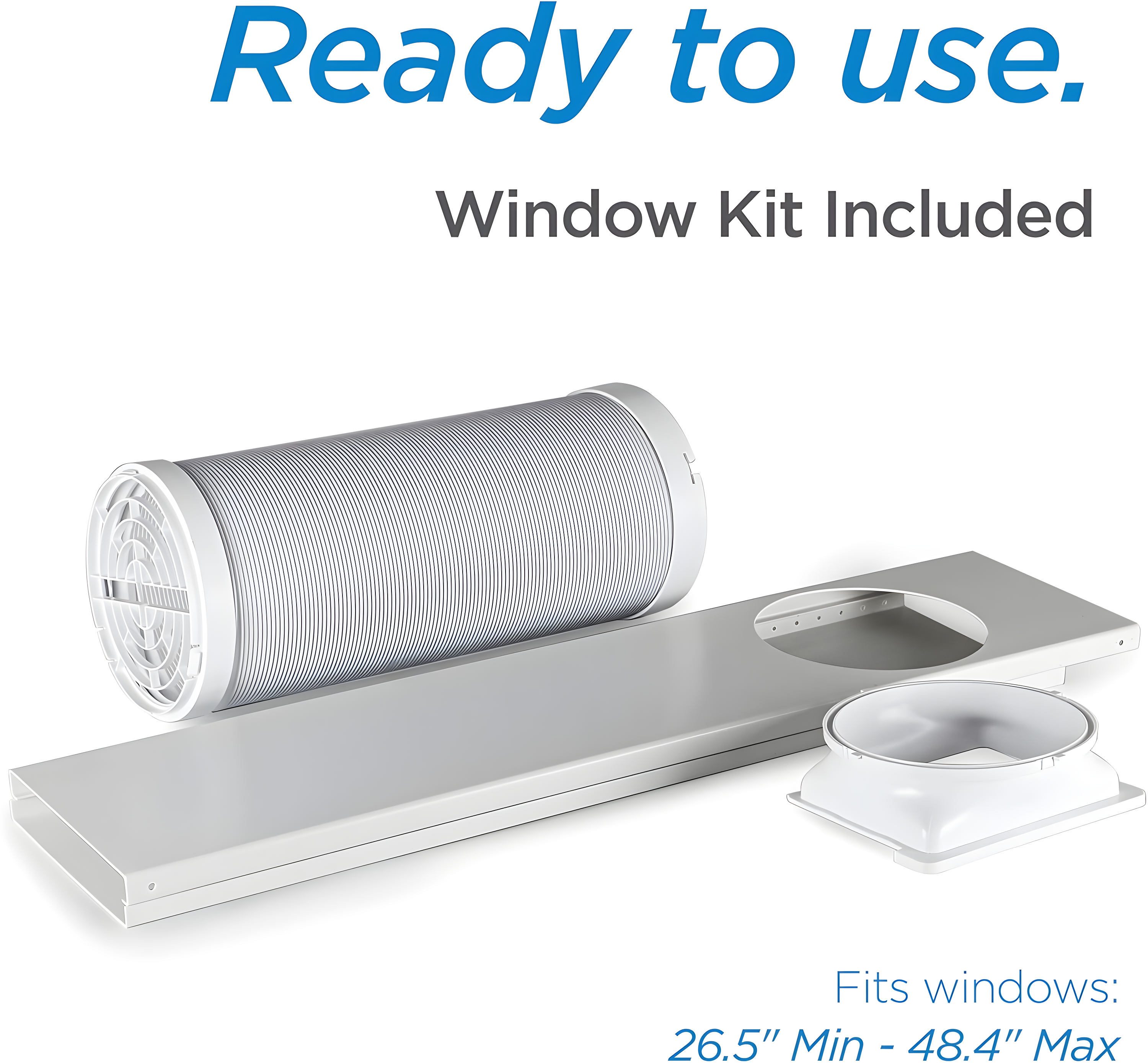 BLACK+DECKER Air Conditioner, 7,700 BTU Air Conditioner Portable for Room and Heater up to 700 Sq. Ft, 4-in-1 AC Unit, Dehumidifier, Heater, & Fan, Portable AC with Installation Kit & Remote Control