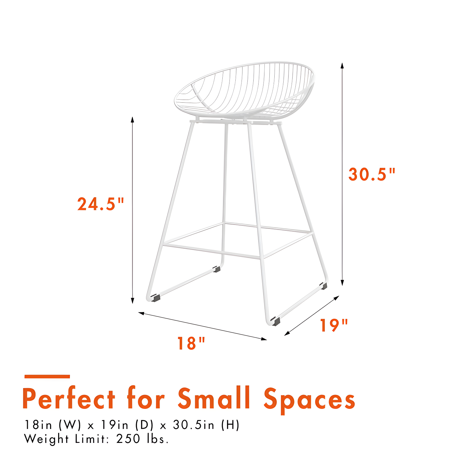 Ellis 25" Counter Bar Stool