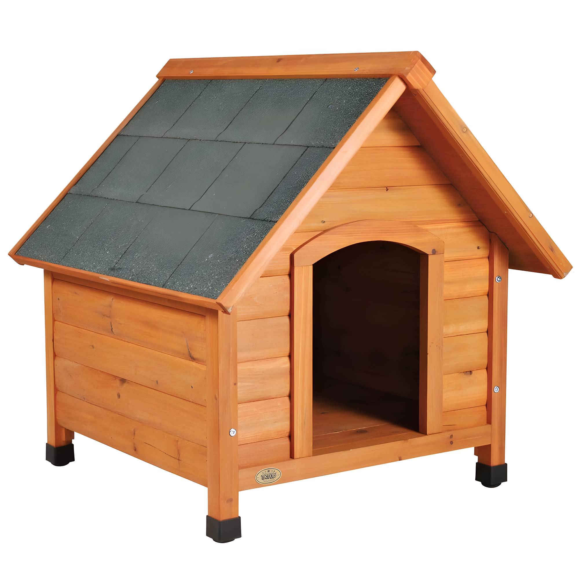 TRIXIE TRIXIE Weatherproof Outdoor Cottage Dog House, Elevated Floor, Peaked Roof