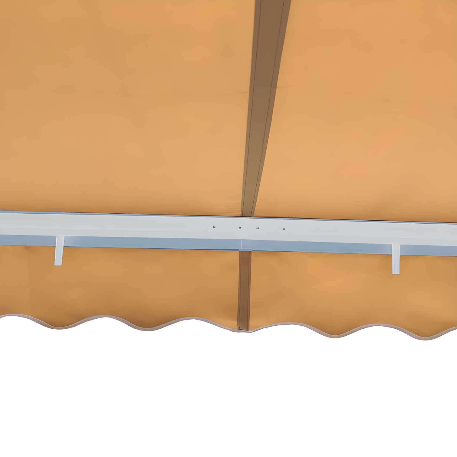 Motorized Retractable Patio Awning- Black Frame