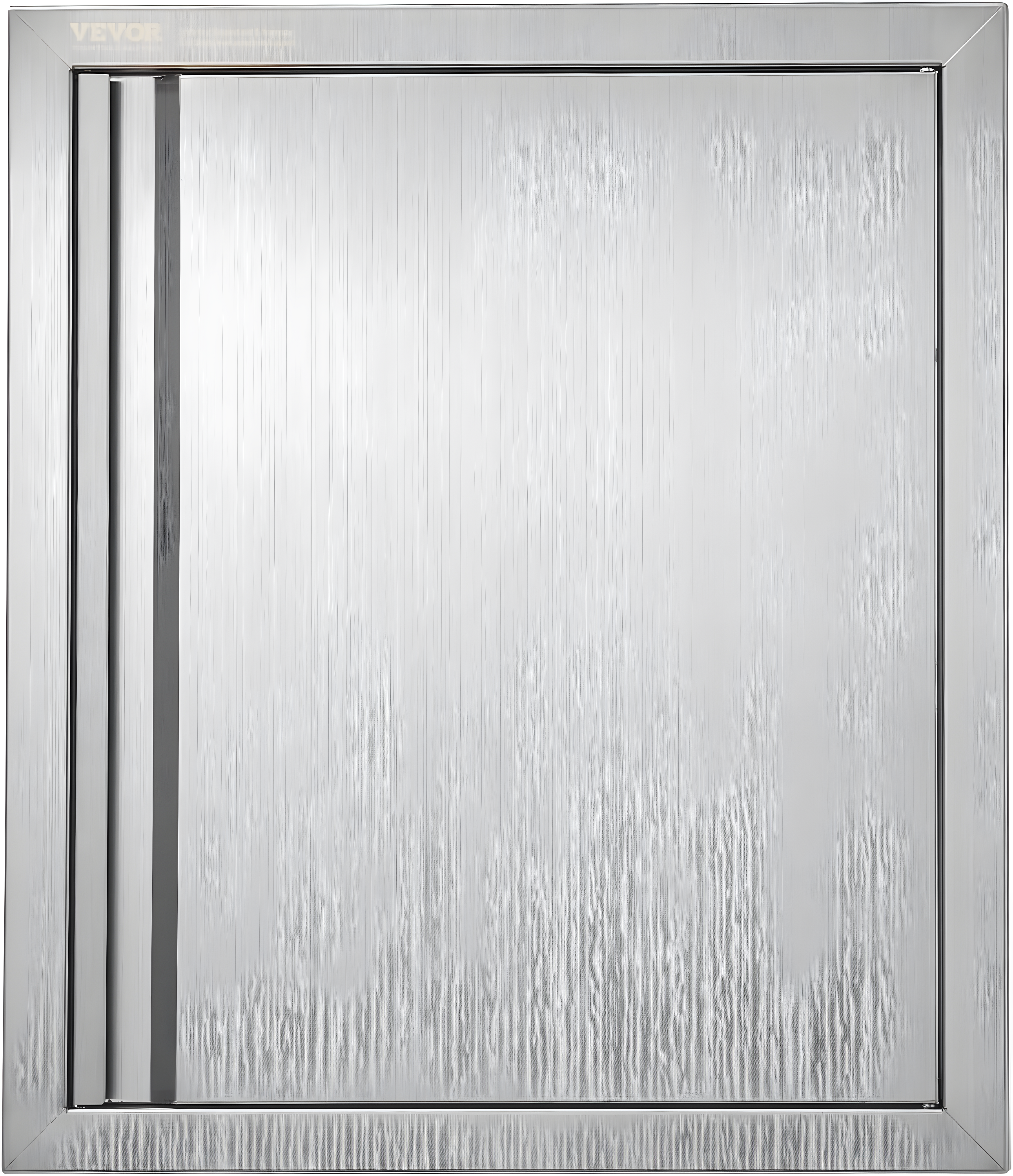 Single Outdoor Kitchen Door 18 in. W x 21 in. H BBQ Access Door Stainless Steel Flush Mount Door Wall Vertical Door