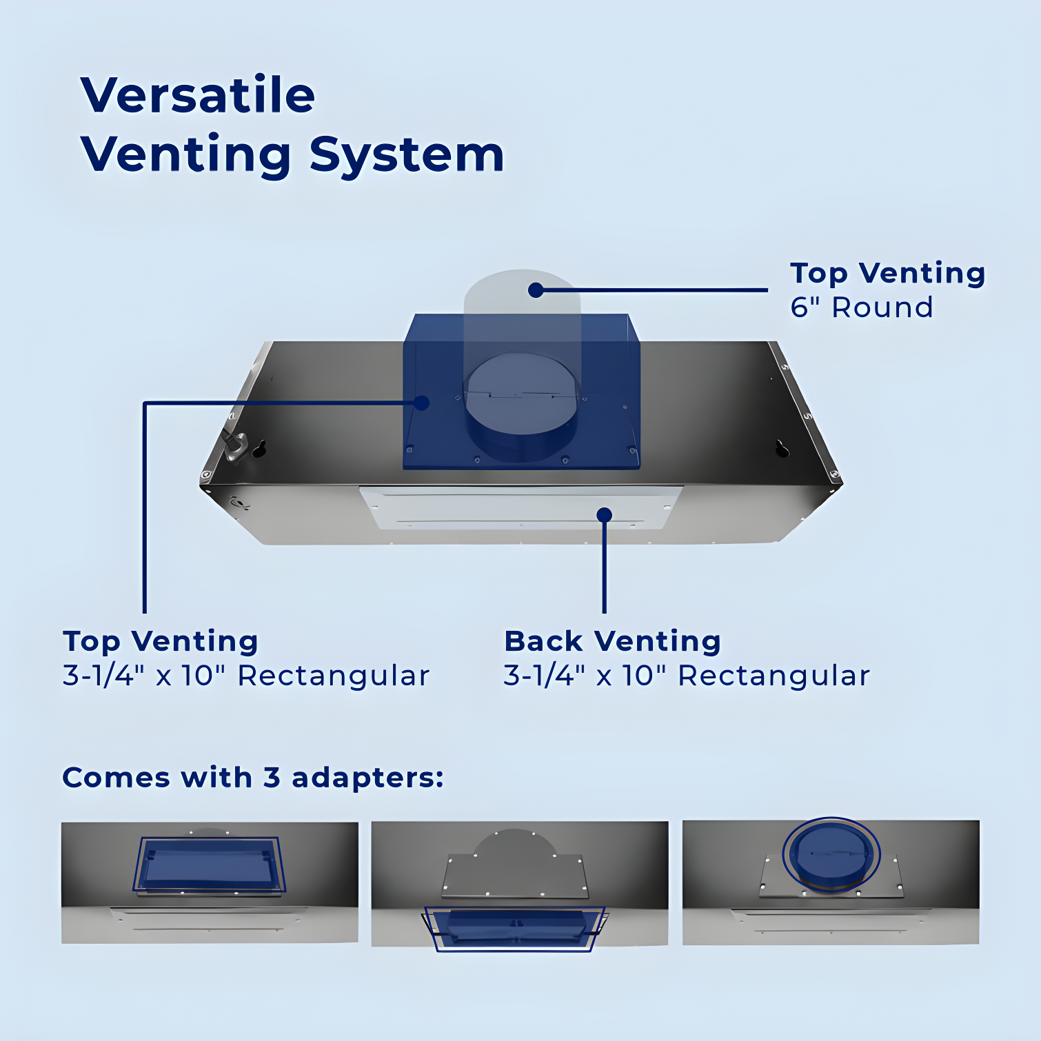 Hauslane Hauslane Range Hood 30 Inch - Under Cabinet Range Hood 30" Stainless Steel Kitchen Hood, Vent Hood 30 Inches, Stove Vent Hood for Kitchen, Vent Hoods 30 Inch with LED - Chef Series PS18 XJ-TLKX-SFBU