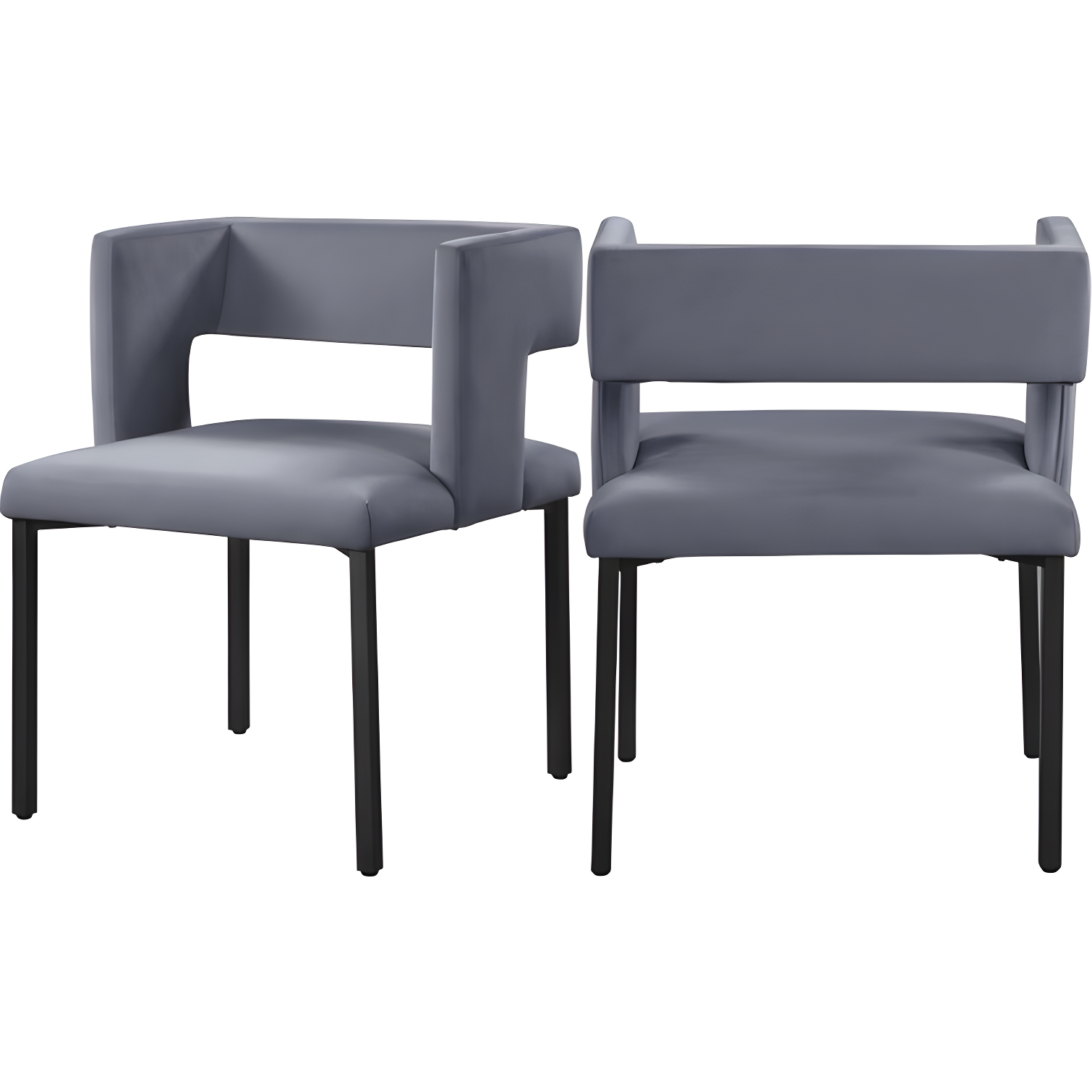 Inga 19'' H Velvet Upholstered Side Chair
