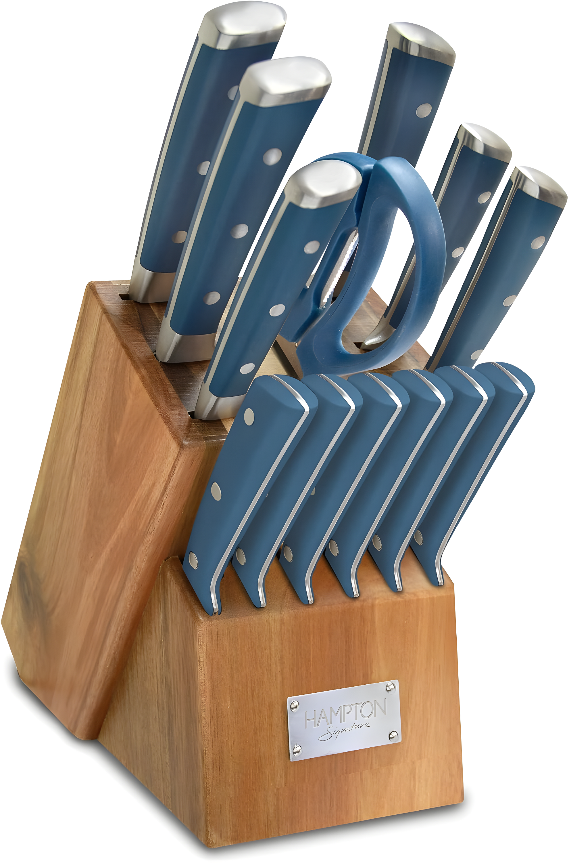 Hampton Signature Hampton Signature Stellar - 14 Piece Knife Block Set, Forged, Full Tang, Triple Rivets