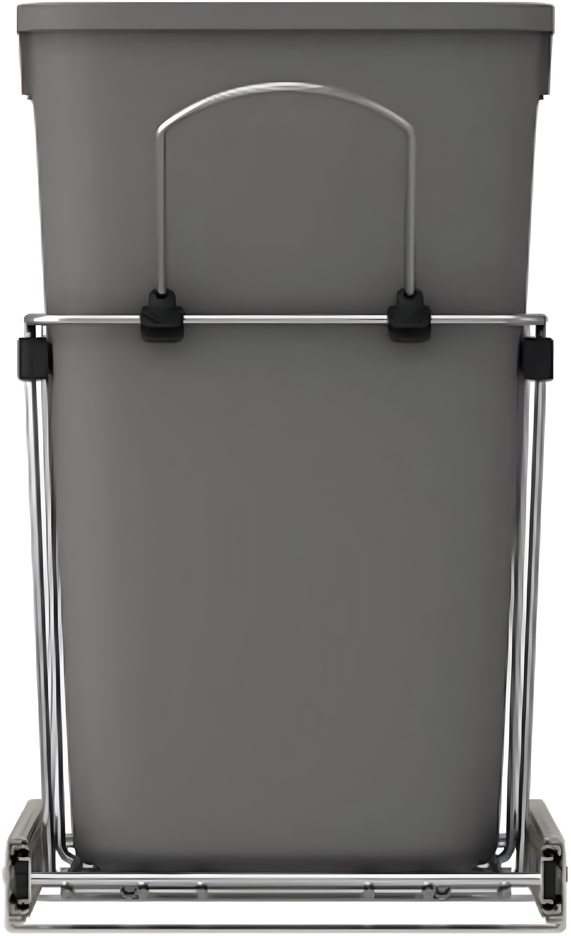 Rev-A-Shelf Double Pull Out Trash Can 27 Qt for Kitchen
