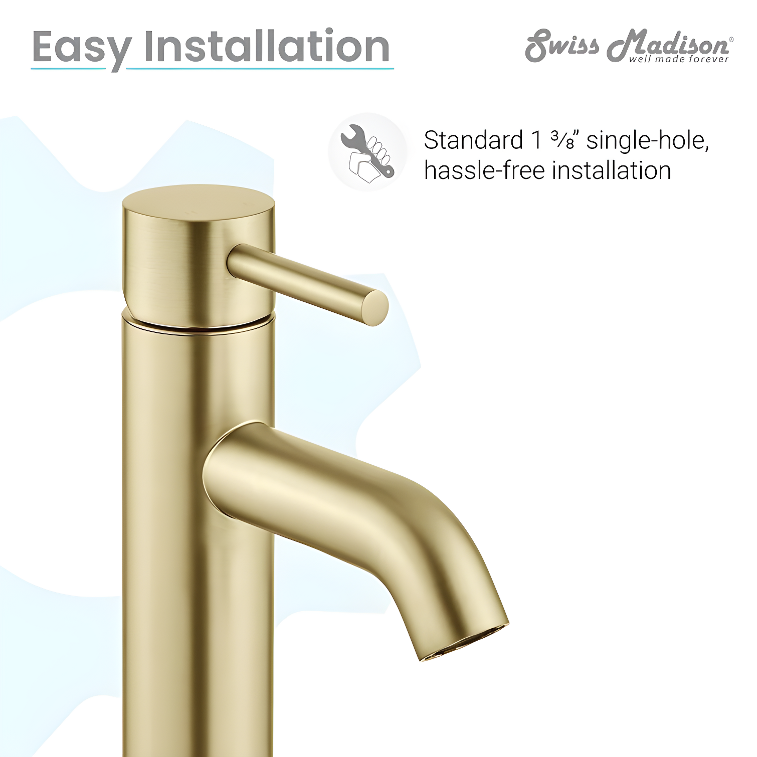 Ivy Single Hole, Single-Handle, Bathroom Faucet