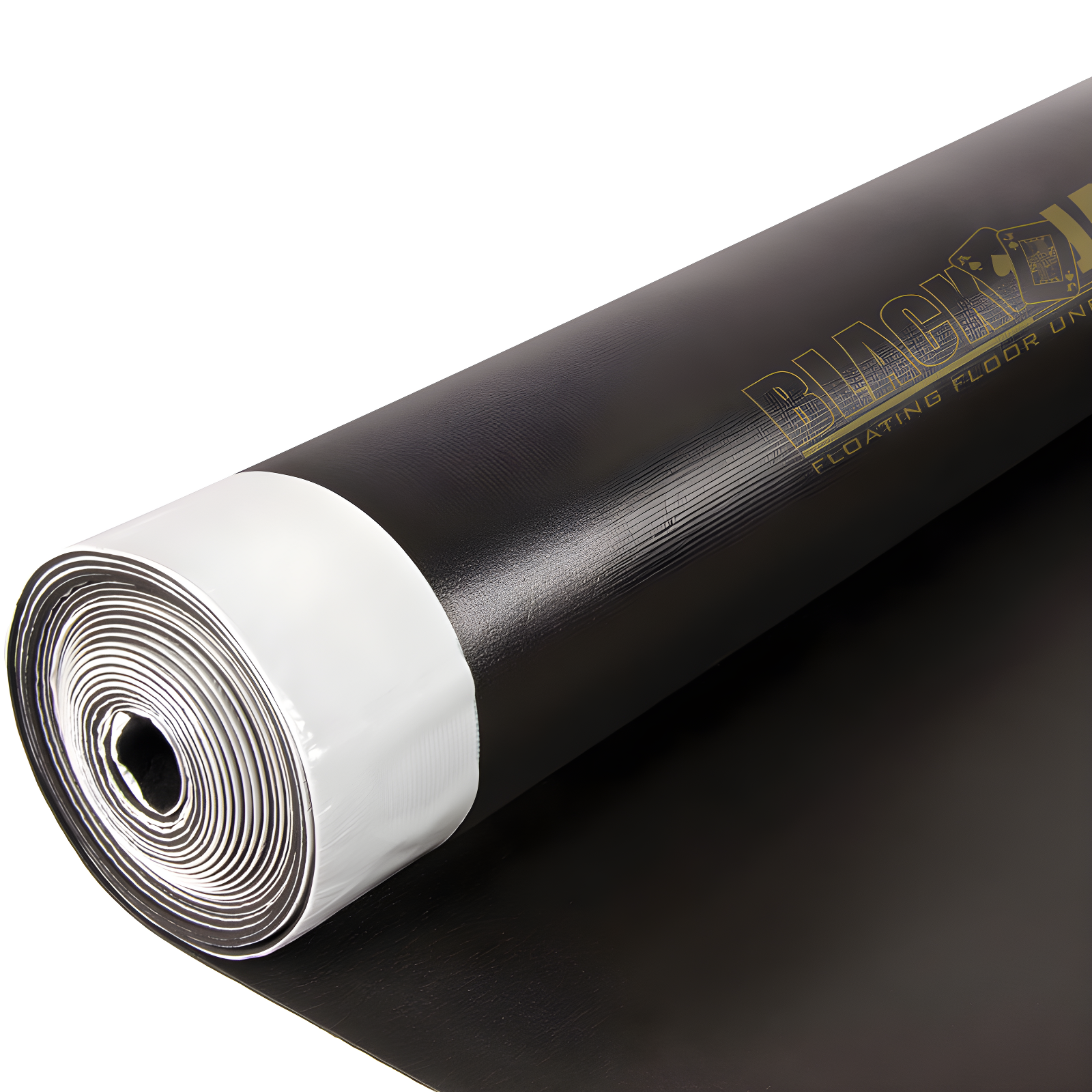 QEP ROBERTS Black Jack Underlayment - 100 sq. ft. Roll - 43" x 28' x 2.5 mm