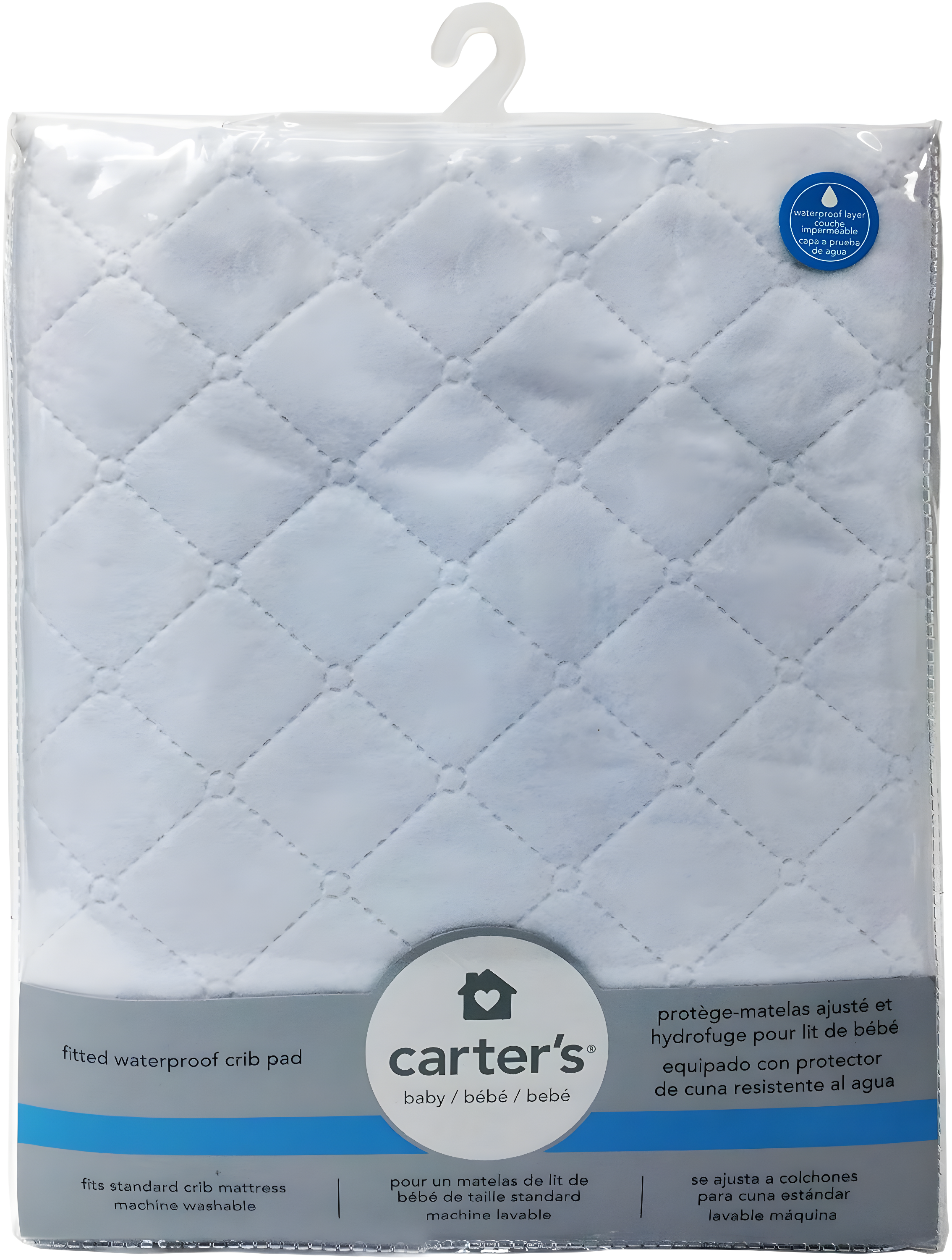 Carter's® Carters Basics Standard Crib/Toddler Rectangle Mattress Pad