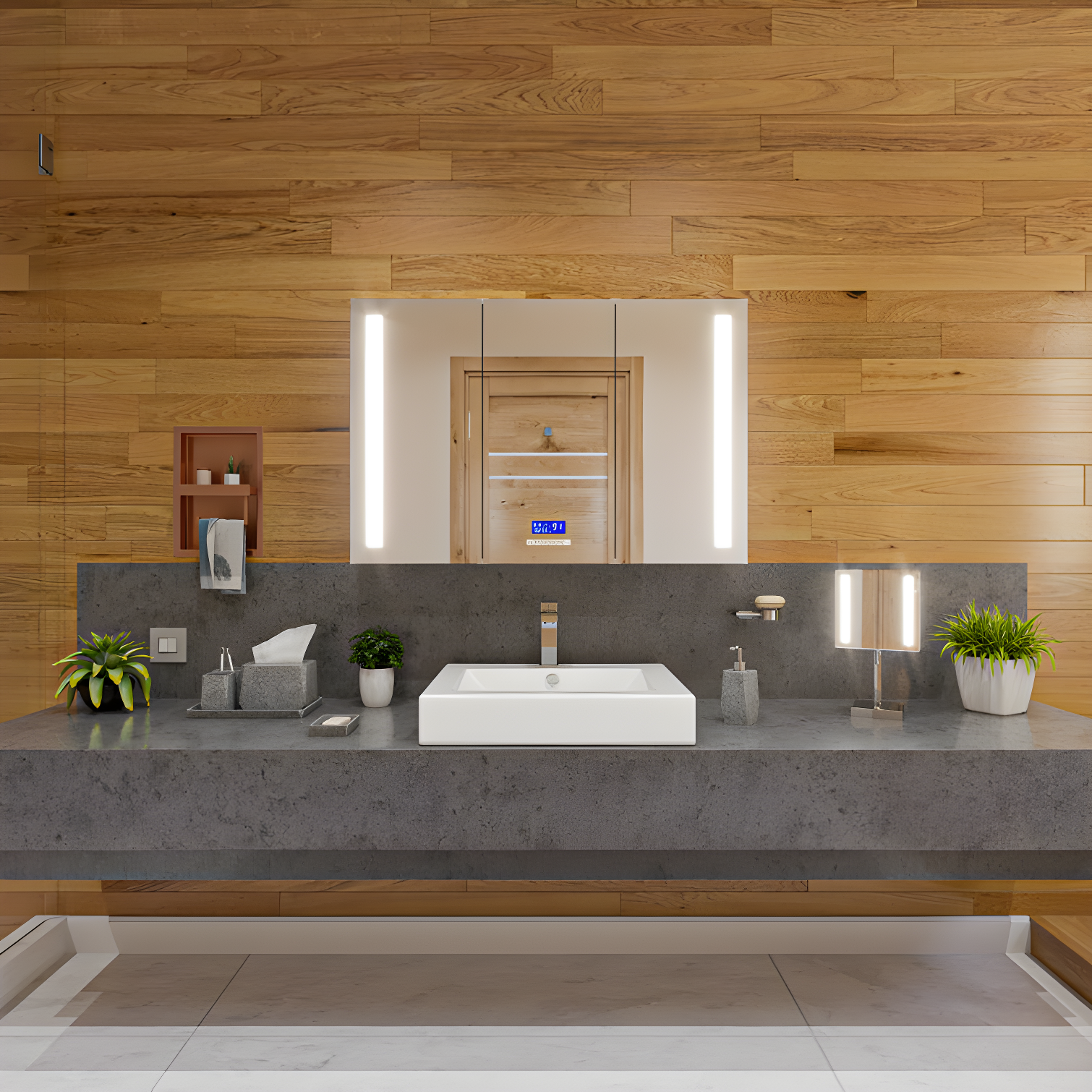 Concave LED Mirror