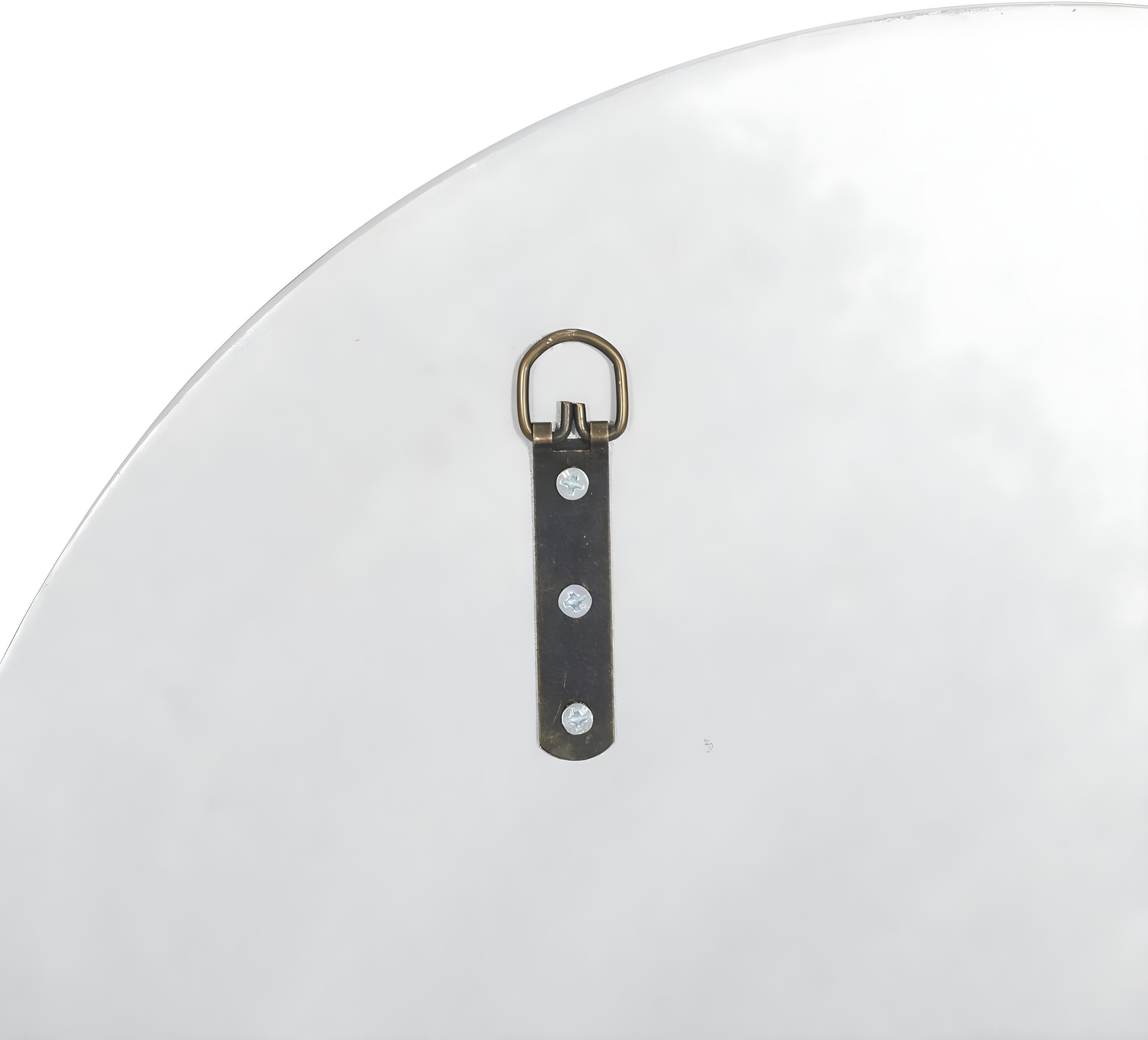 Rosdorf Park Ansonia Glass Mirrored Decorative White Wall Clock with Floating Crystals