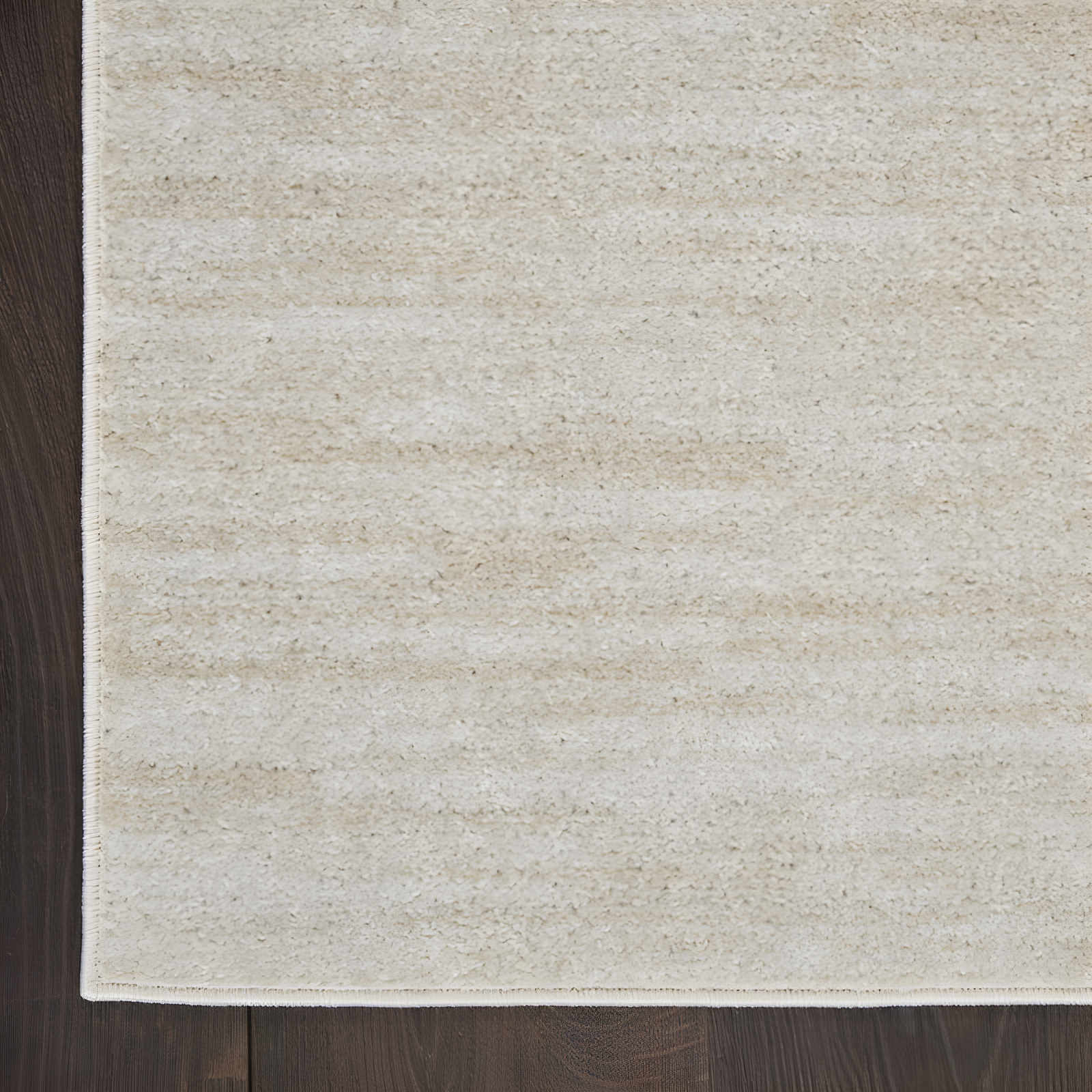 Nourison Essentials Easy Care Indoor Outdoor Area Rug - Ivory Beige 3' x 5'