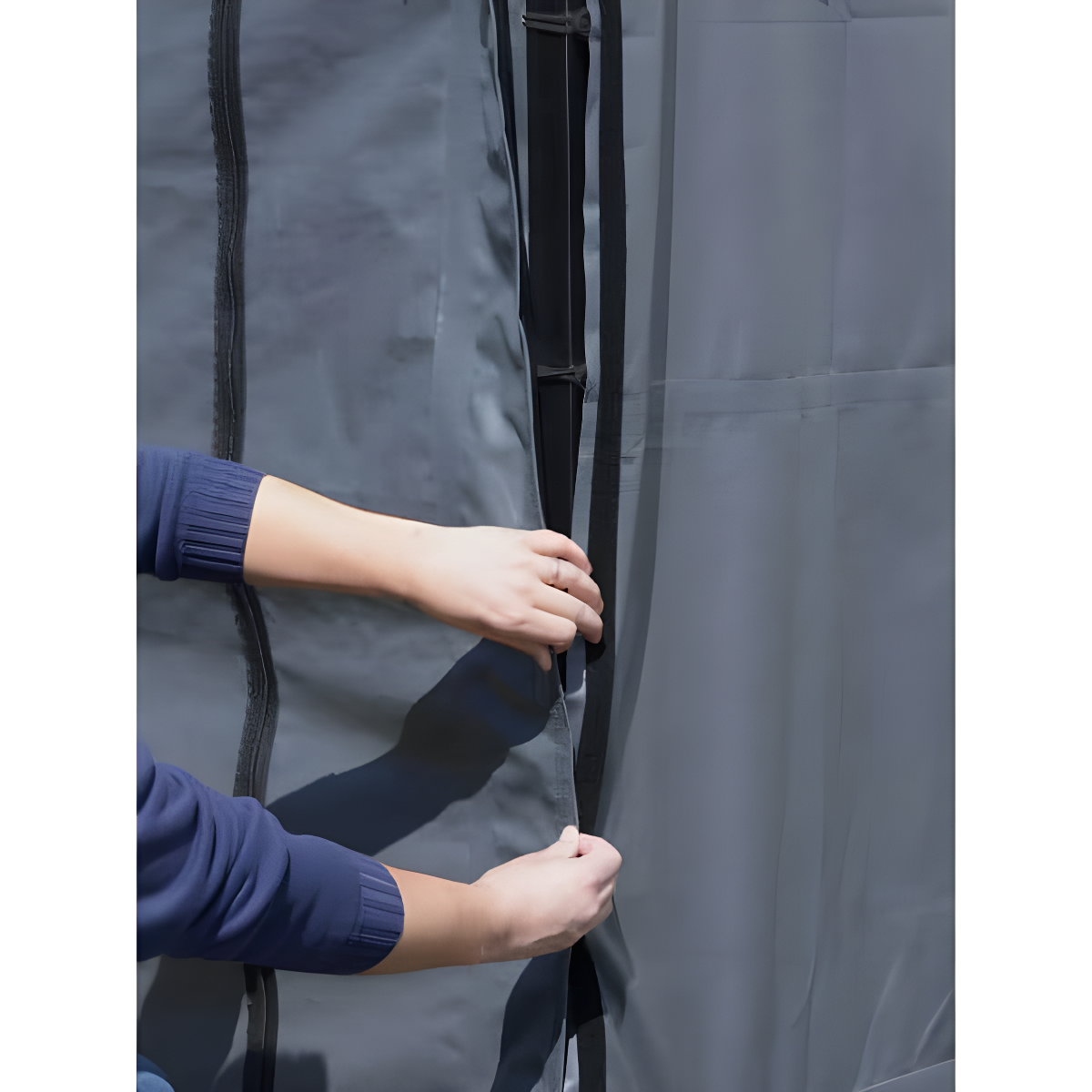 Arrow Carports Enclosure Kit for Galvanized Steel Carport, Fabric Carport Wall Panels, 20' x 20' x 7'