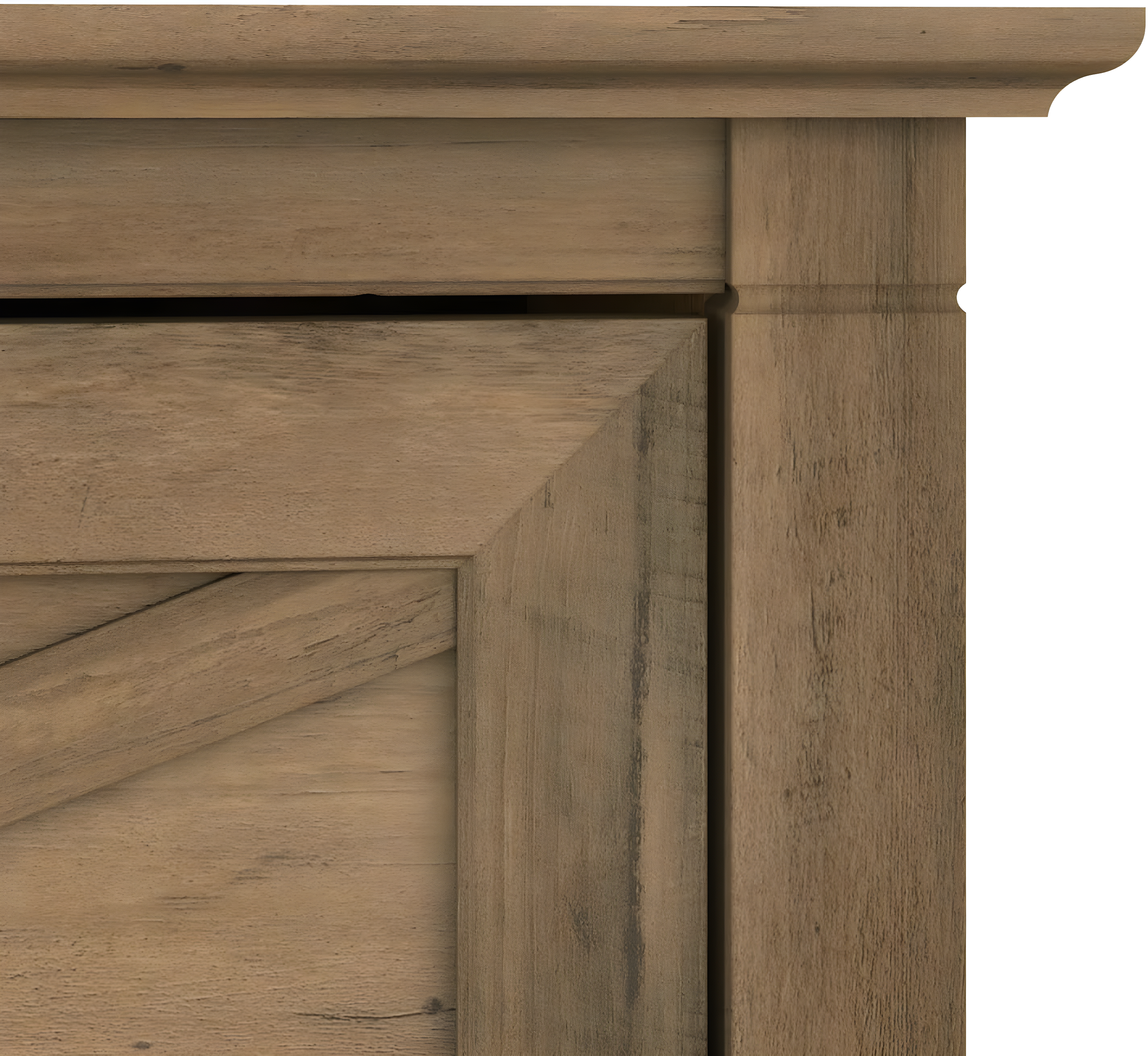 Bush Furniture Key West Lateral File Cabinet, 2 Drawer, Reclaimed Pine