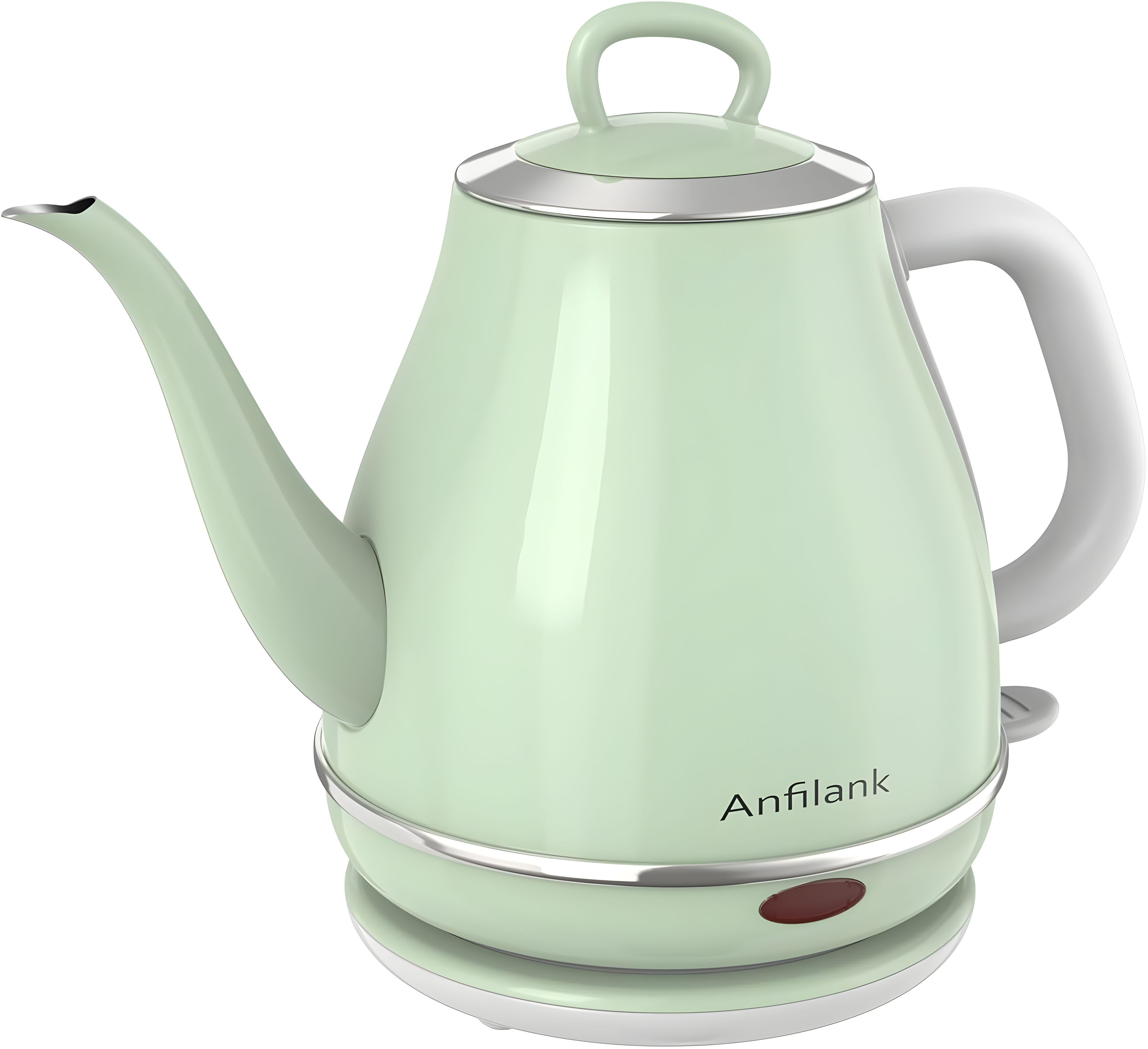Electric Gooseneck Kettle, 1L 1500WFast Boil, 100% Stainless Steel BPA Free Pour-Over Coffee & Tea Kettle,Water Boiler with Auto Shut & Boil-Dry Protectio,Green