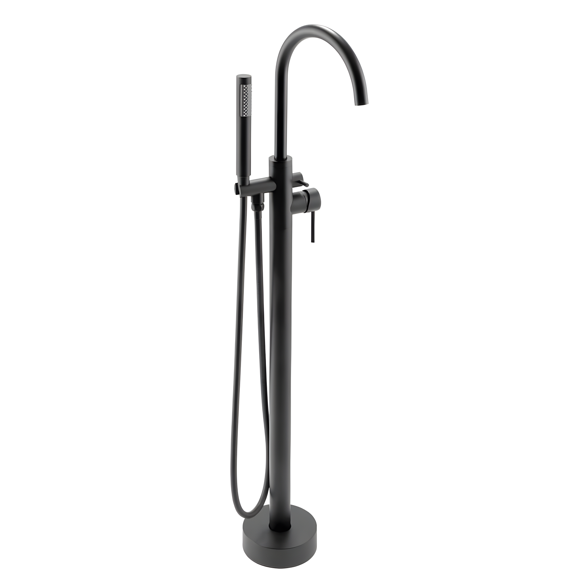 Double Handle Floor Mounted Freestanding Tub Filler
