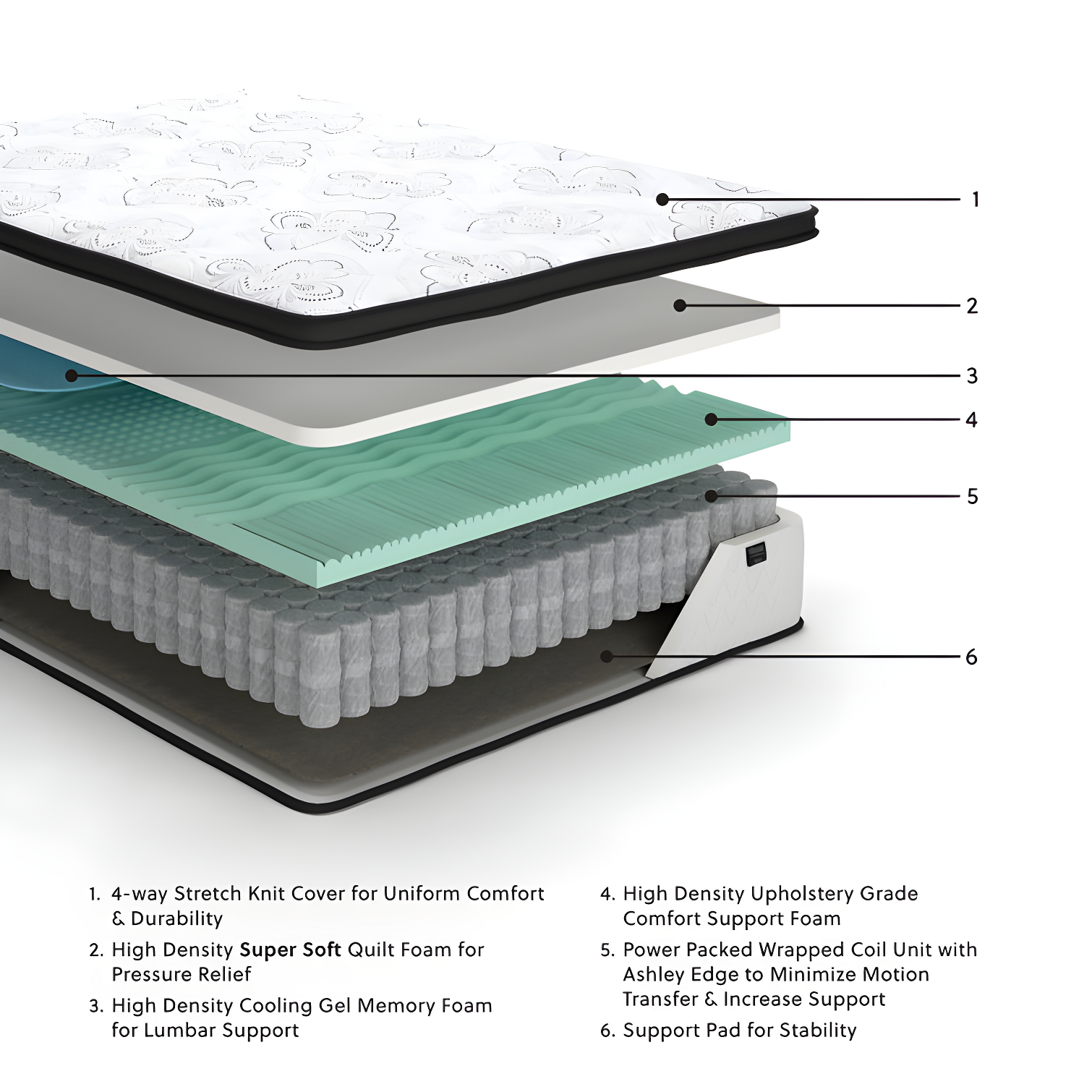 Chime 12" Ultra Plush Hybrid Mattress