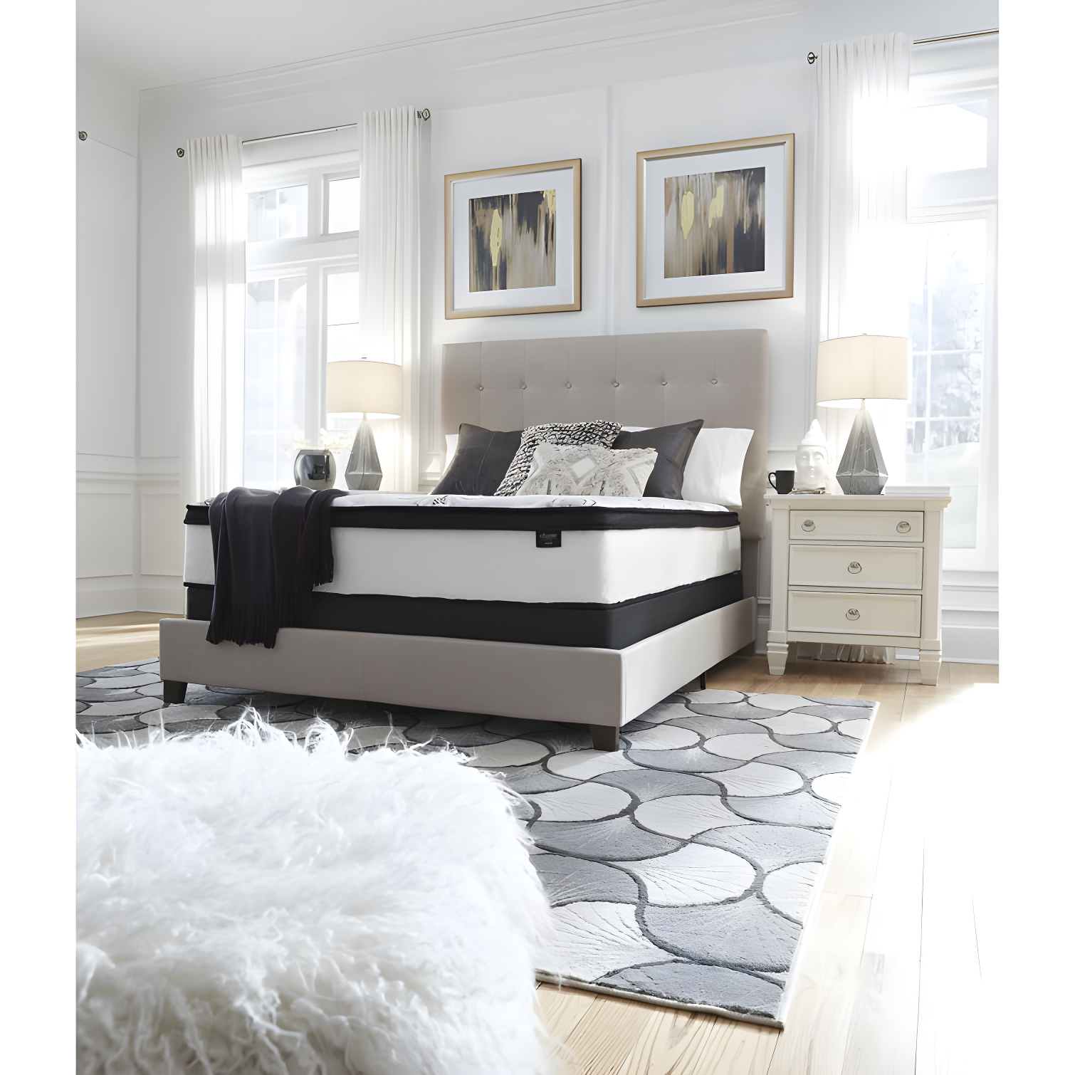 Chime 12" Ultra Plush Hybrid Mattress