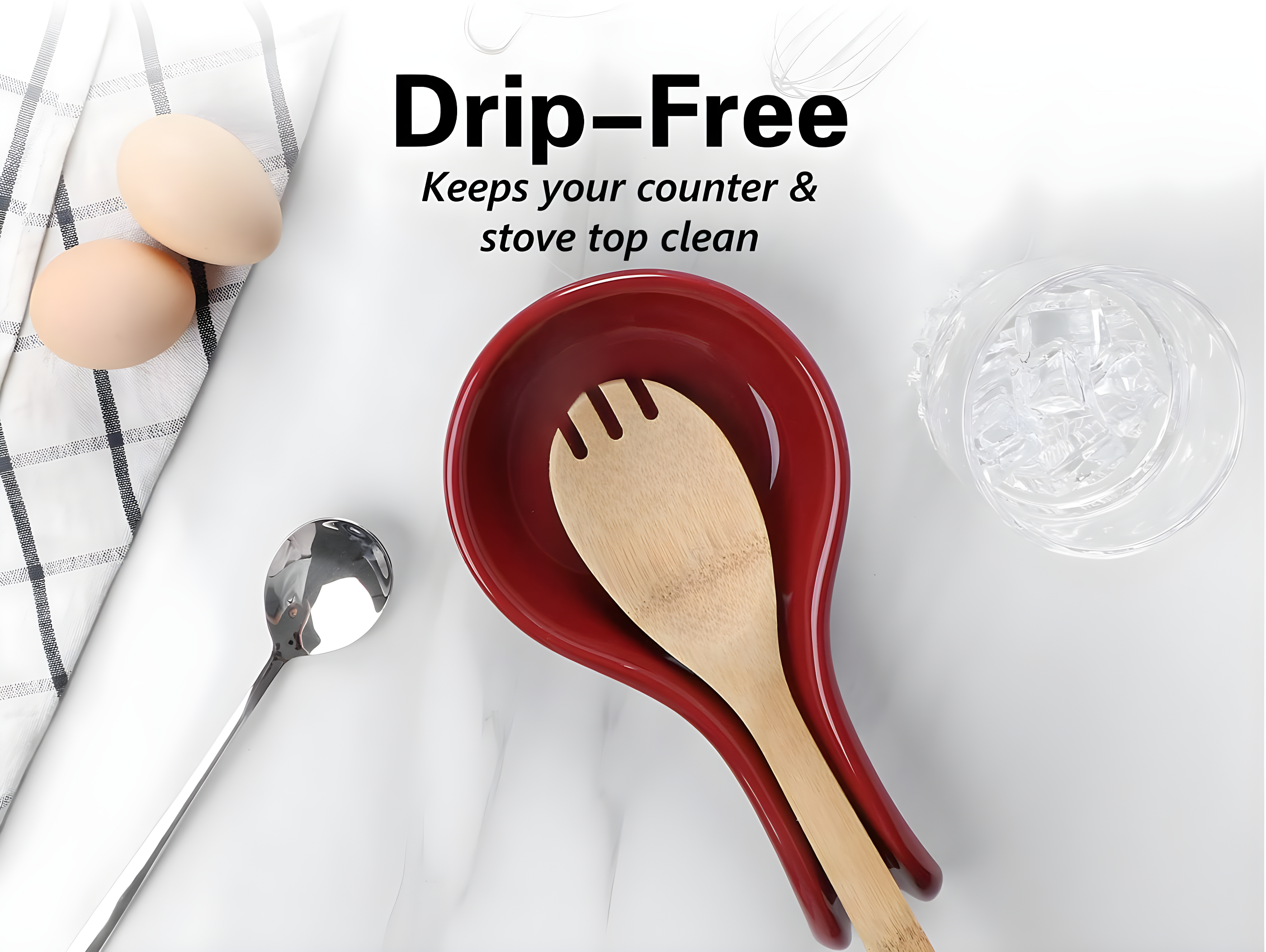 Red Barrel Studio® Newmont Ceramic / Porcelain Oval Spoon Rest