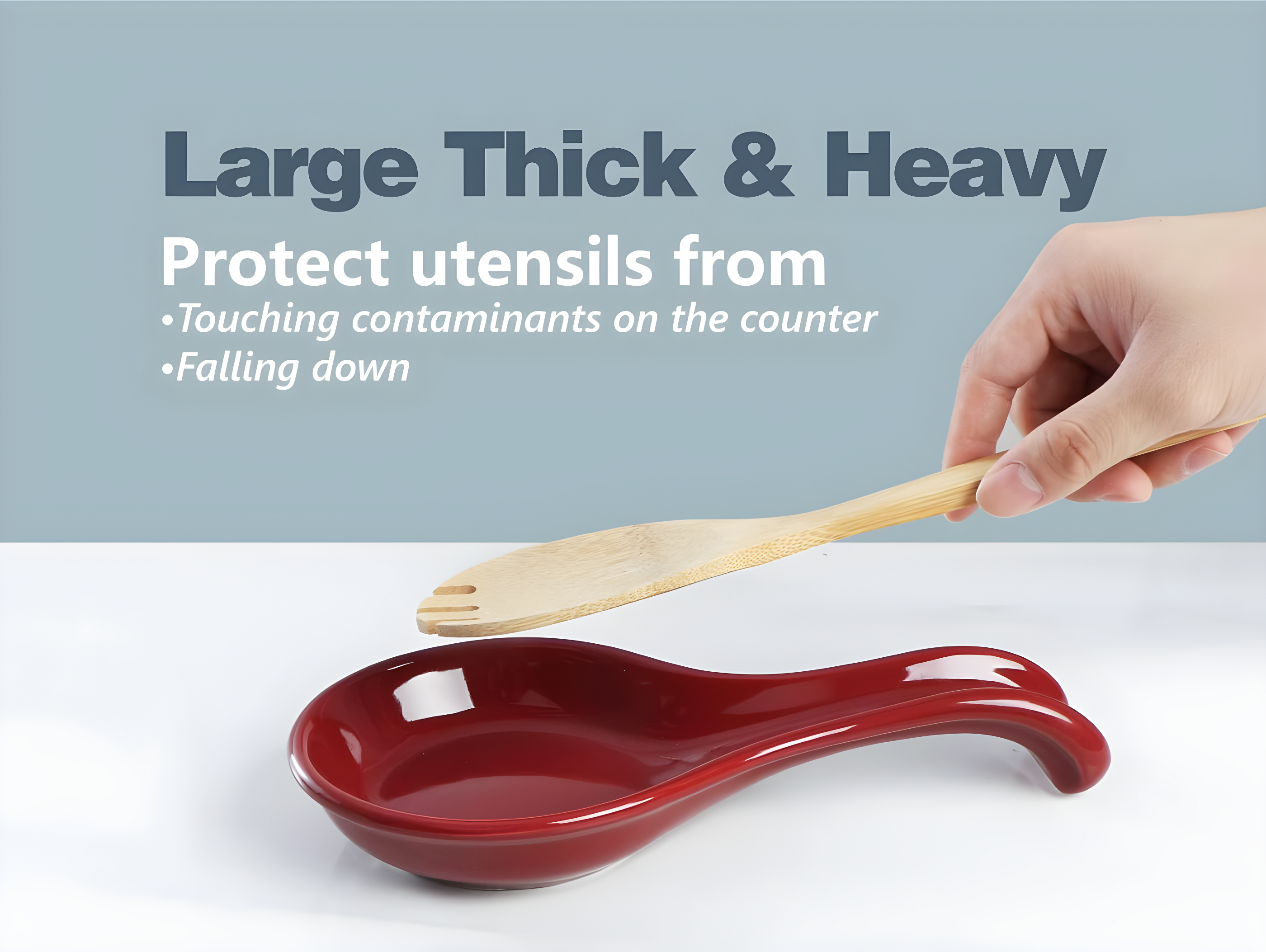 Red Barrel Studio® Newmont Ceramic / Porcelain Oval Spoon Rest