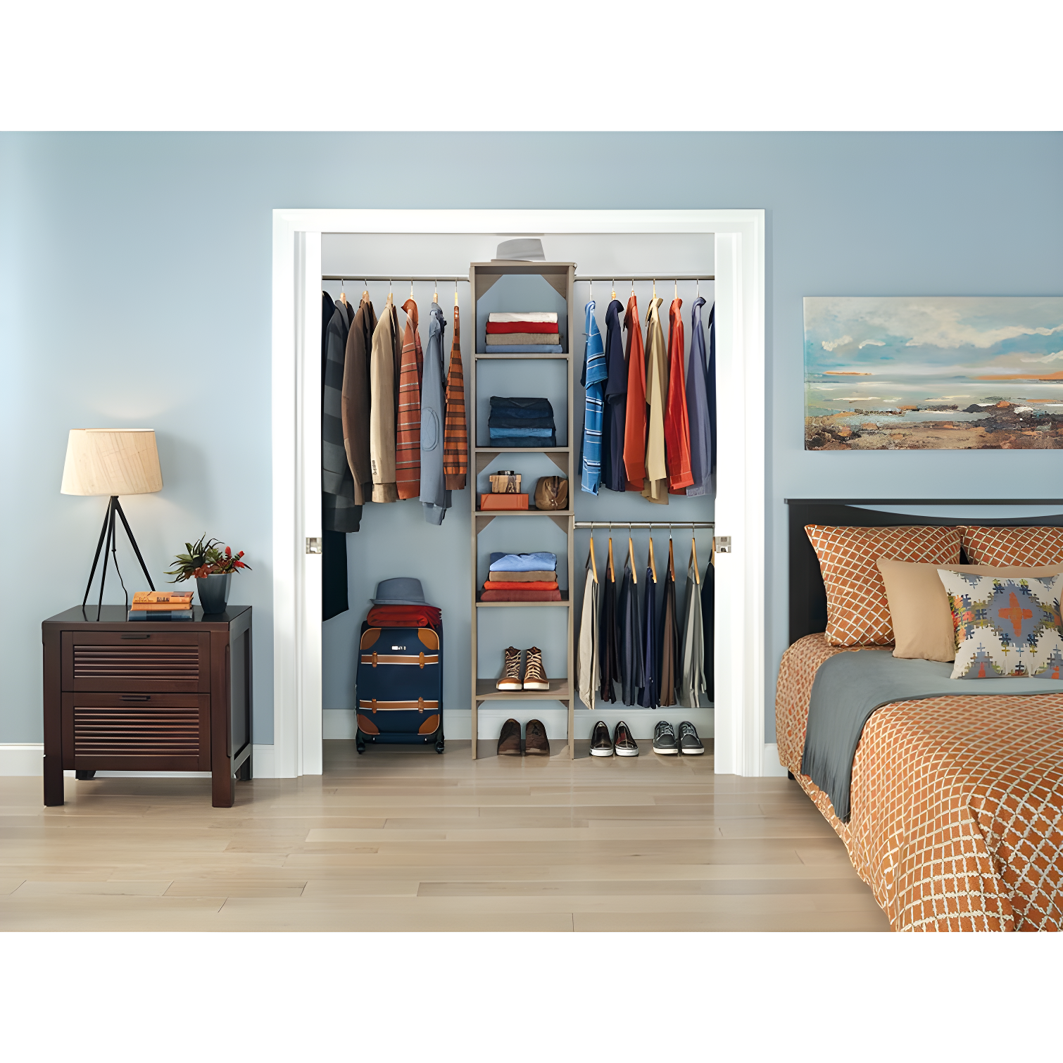 SuiteSymphony 77" to 113" Closet System Starter Kit