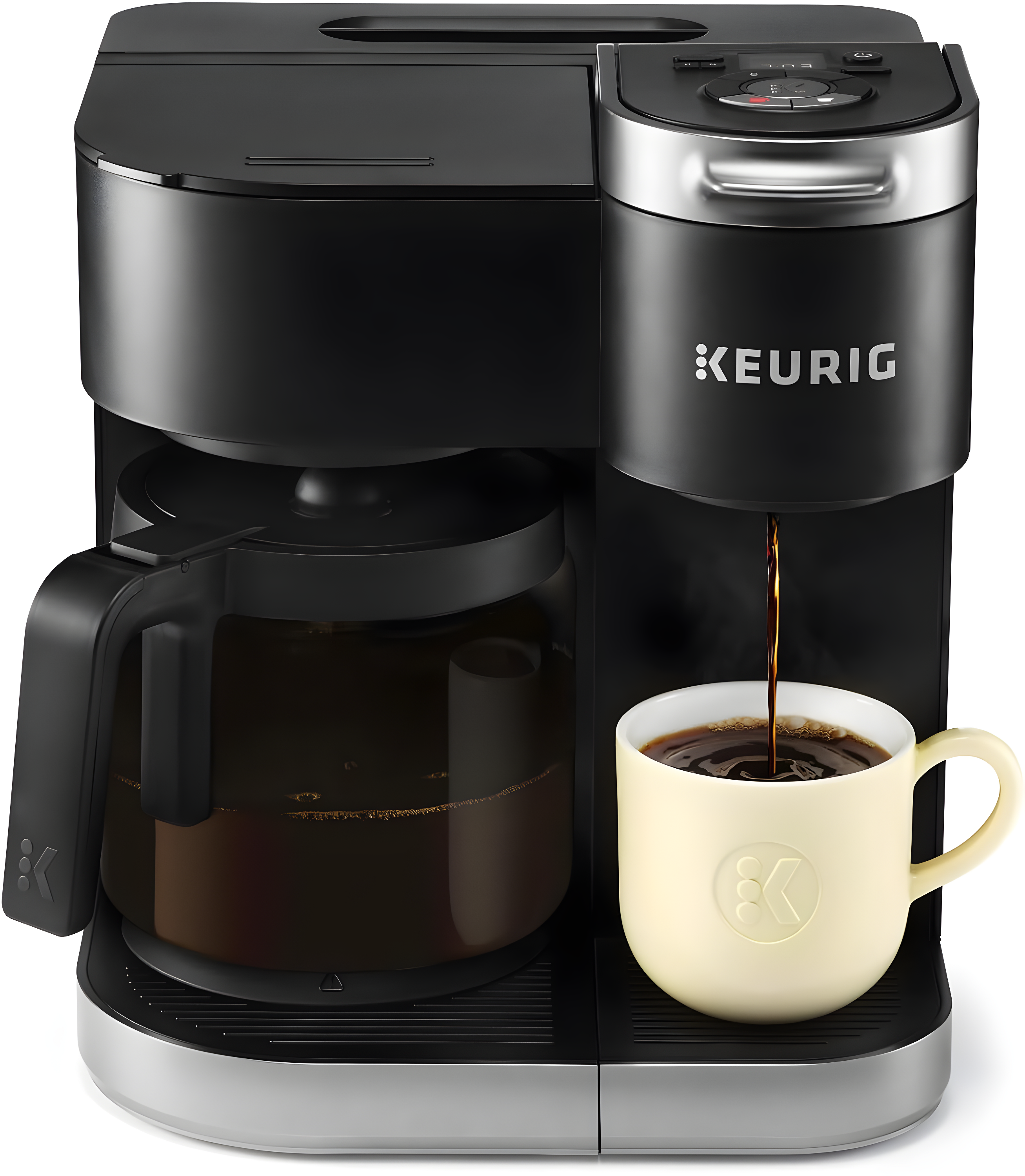 Keurig K-Duo Coffee Maker, with Single-Serve K-Cup Pod, and 12 Cup Carafe Brewer