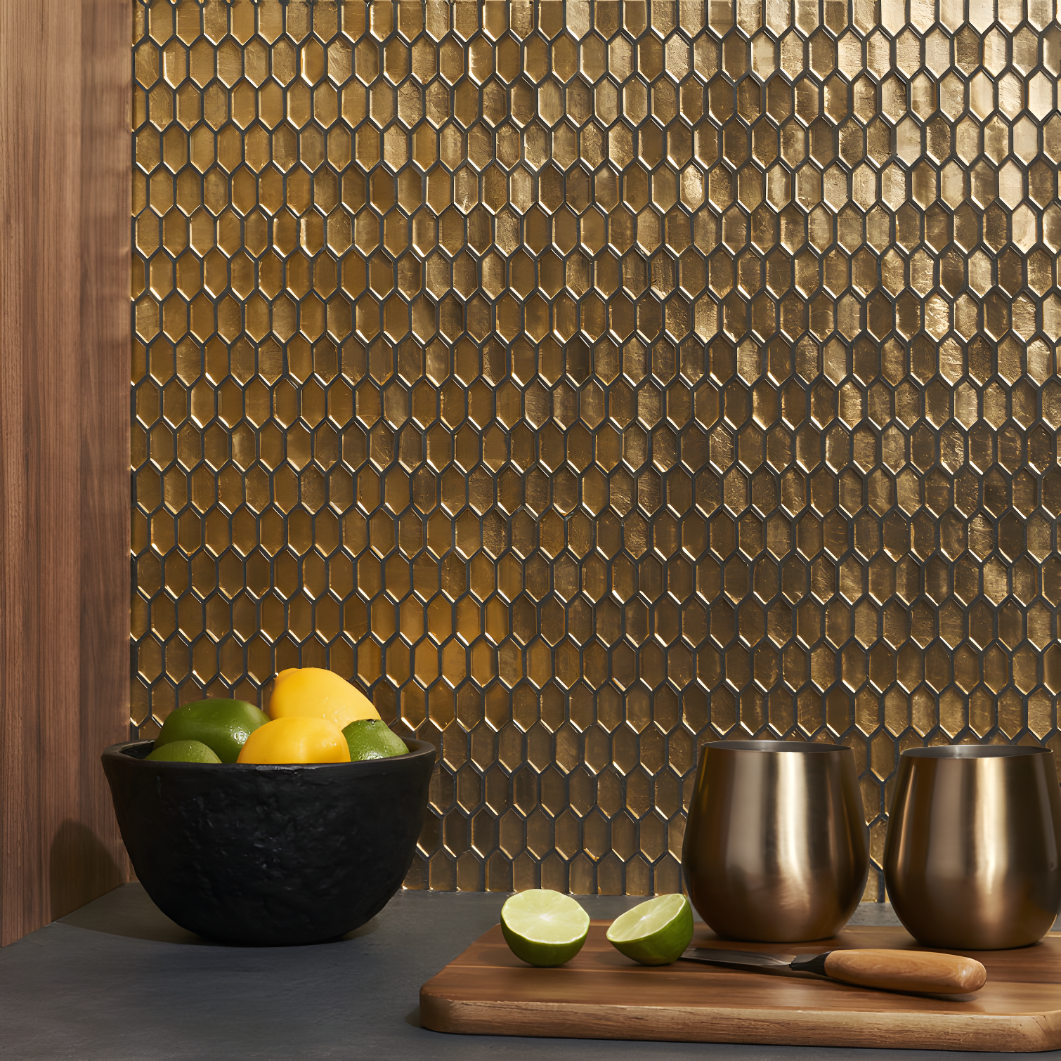 Whisper 11.61" x 11.73" Polished Mini Picket Glass Mosaic Wall Tile (0.94 Sq. Ft. / each)