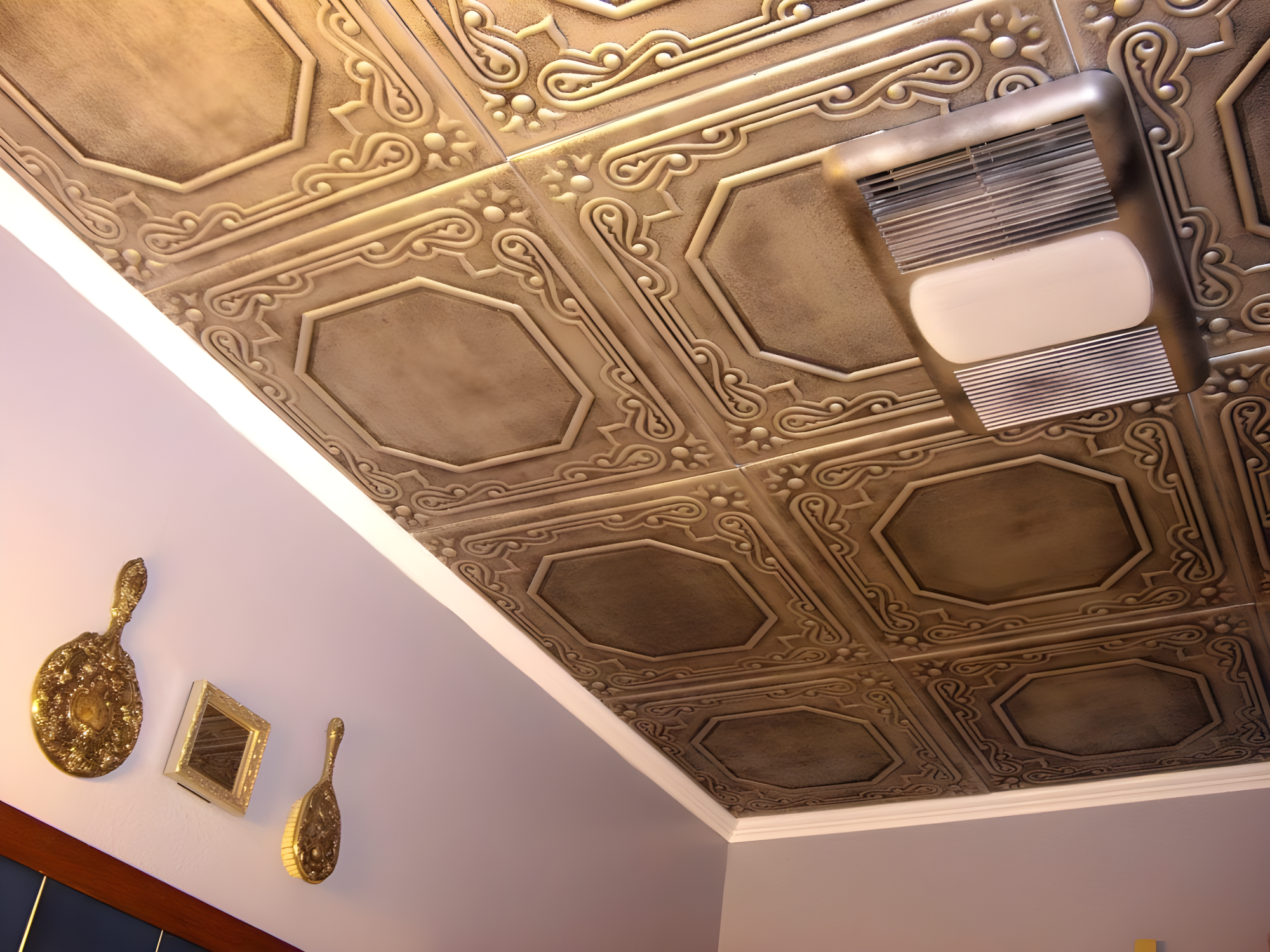 Topkapi Palace 1.6 ft. x 1.6 ft. Polystyrene Glue-up Ceiling Tile
