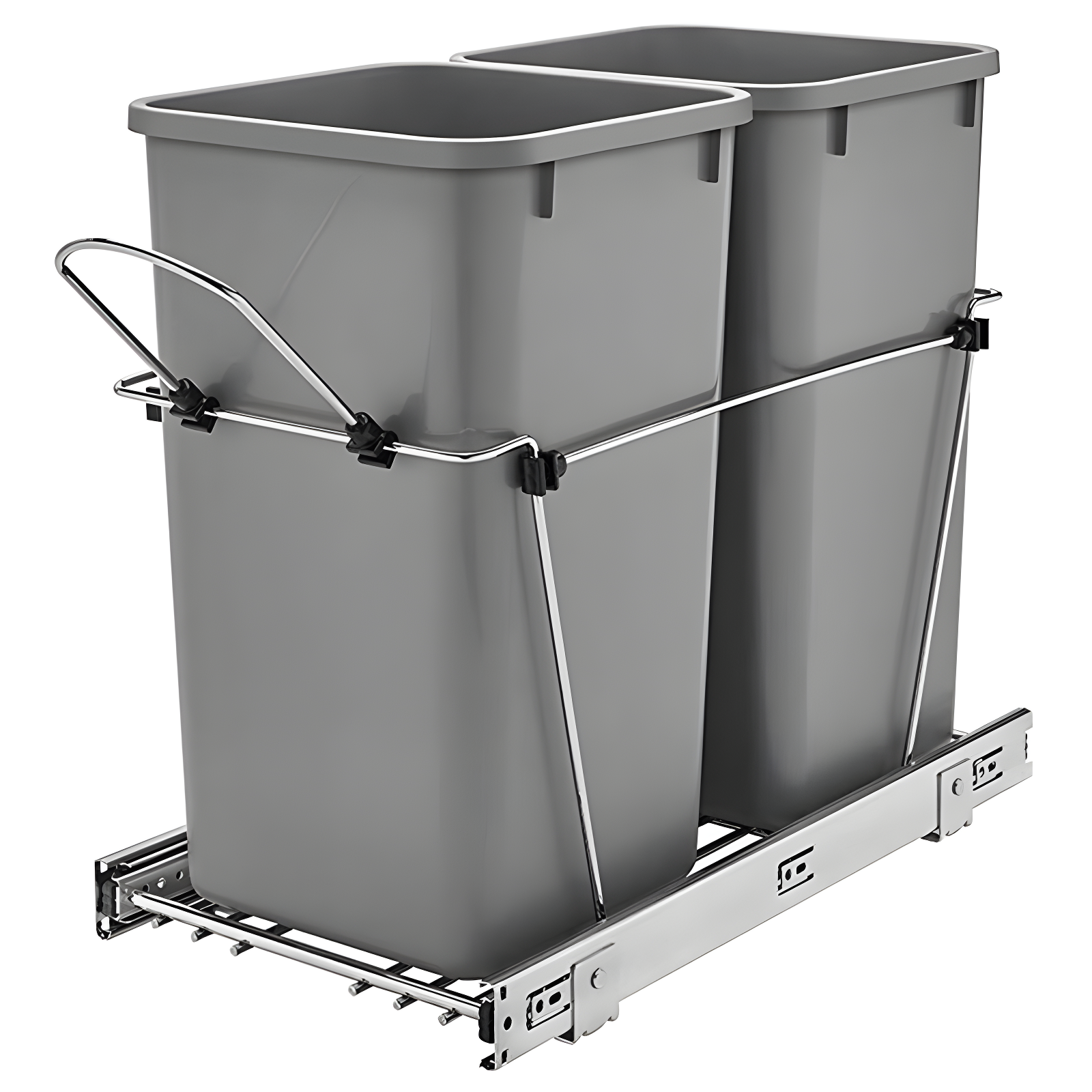 Rev-A-Shelf Rev-A-Shelf Double Pull Out Trash Can 35 Qt for Kitchen