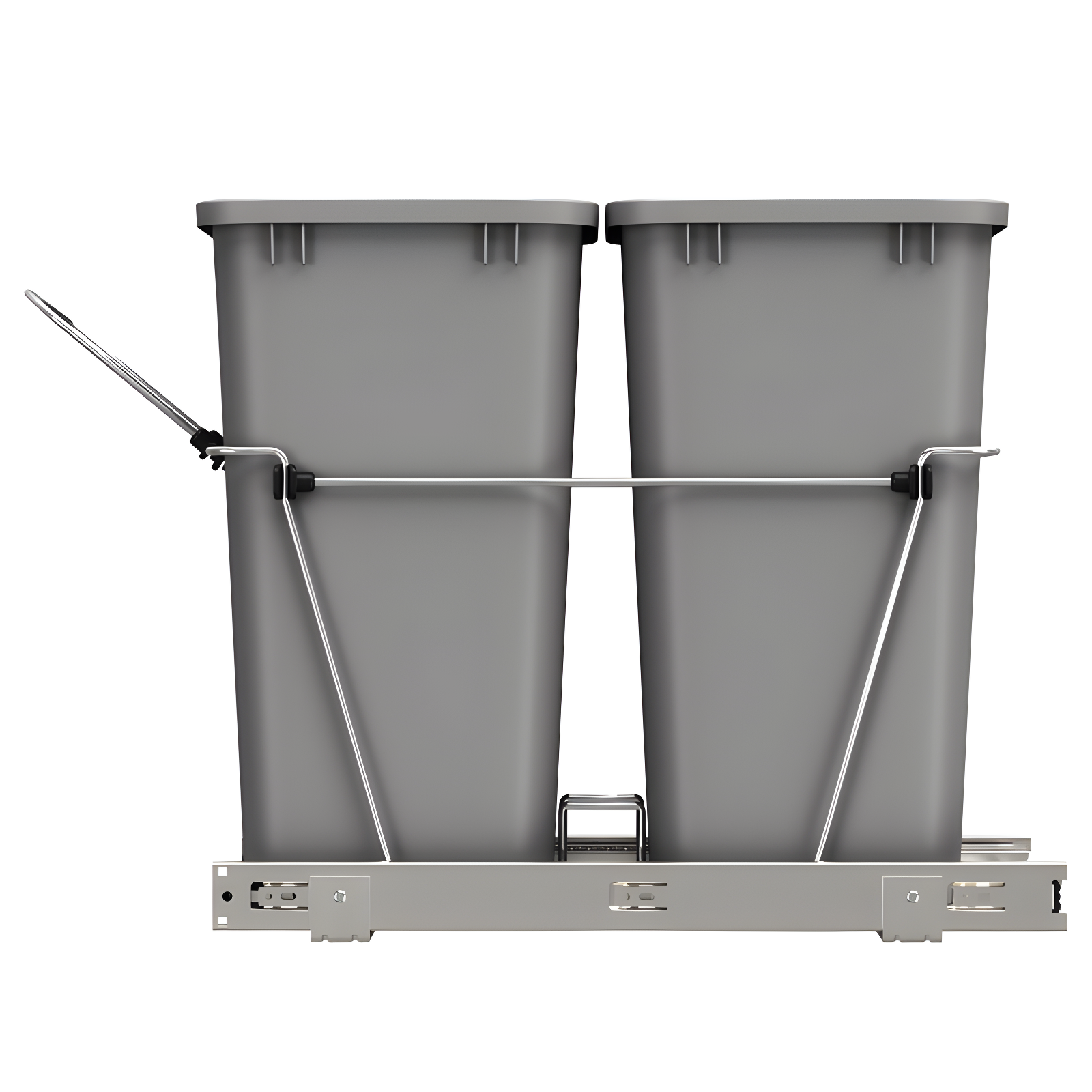 Rev-A-Shelf Rev-A-Shelf Double Pull Out Trash Can 35 Qt for Kitchen