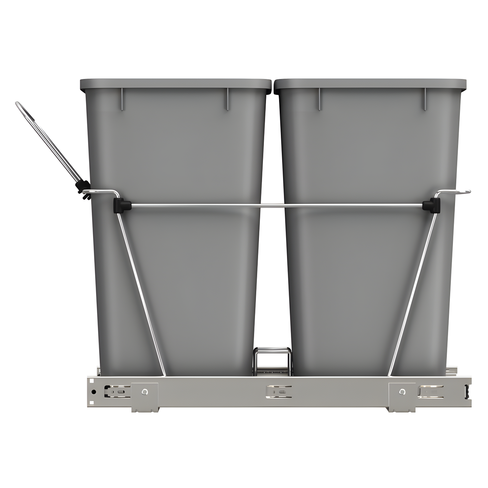 Rev-A-Shelf Rev-A-Shelf Double Pull Out Trash Can 35 Qt for Kitchen