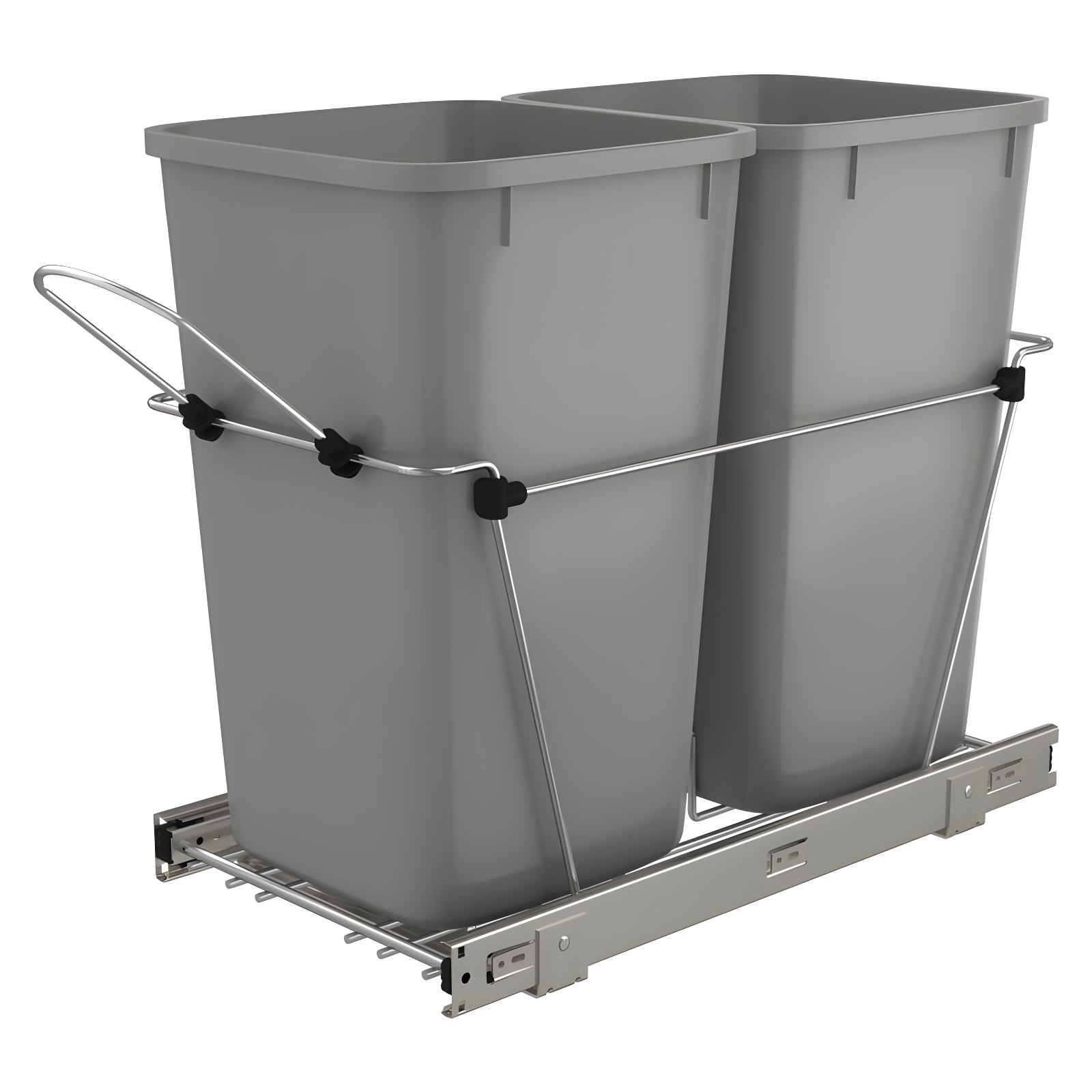 Rev-A-Shelf Rev-A-Shelf Double Pull Out Trash Can 35 Qt for Kitchen
