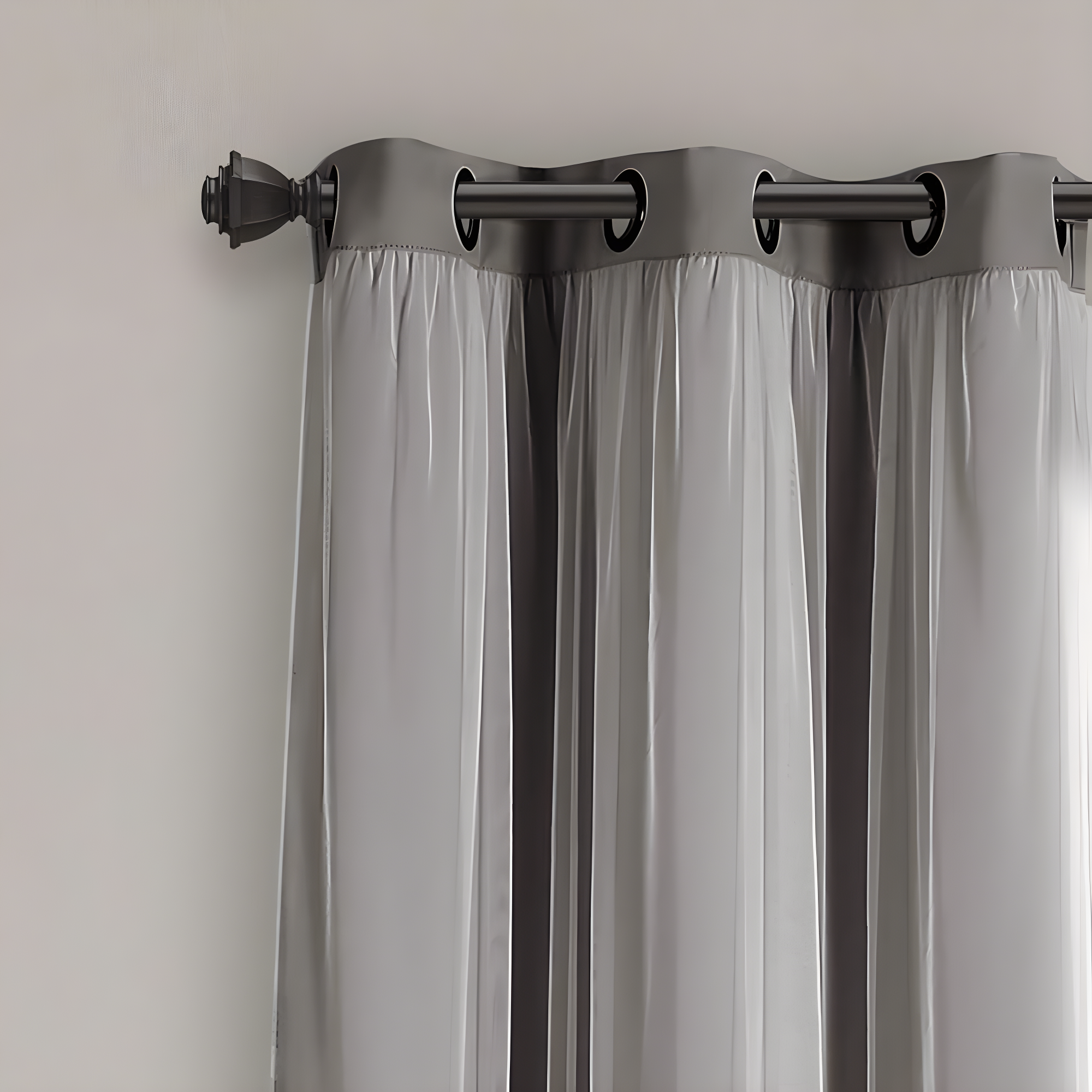 Lush Decor Polyester Blackout Curtain Pair (Set of 2)