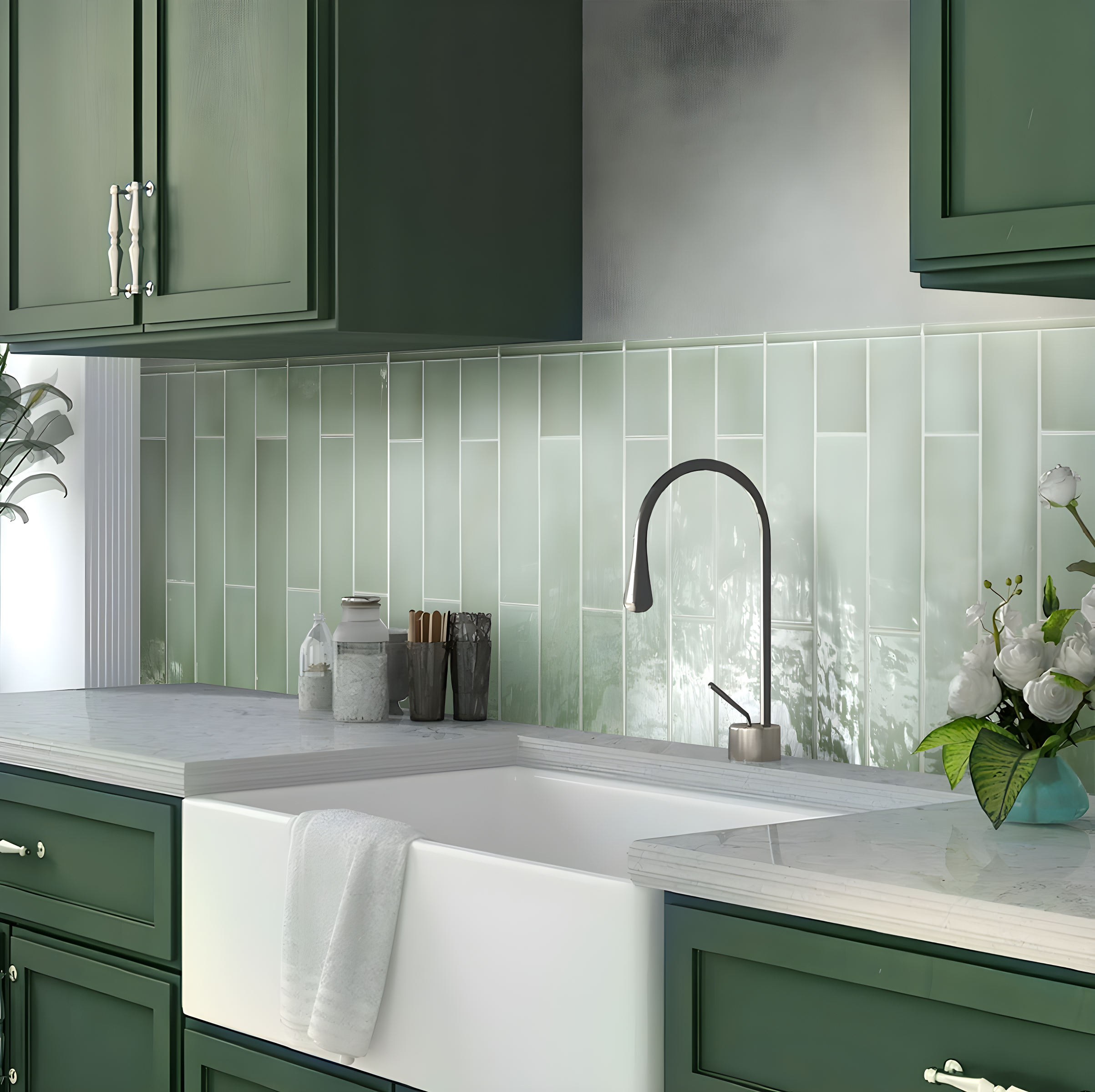 Apollo Tile Silken 7.9'' L x 0.5'' W Ceramic Round Tile Trim (Set of 10)