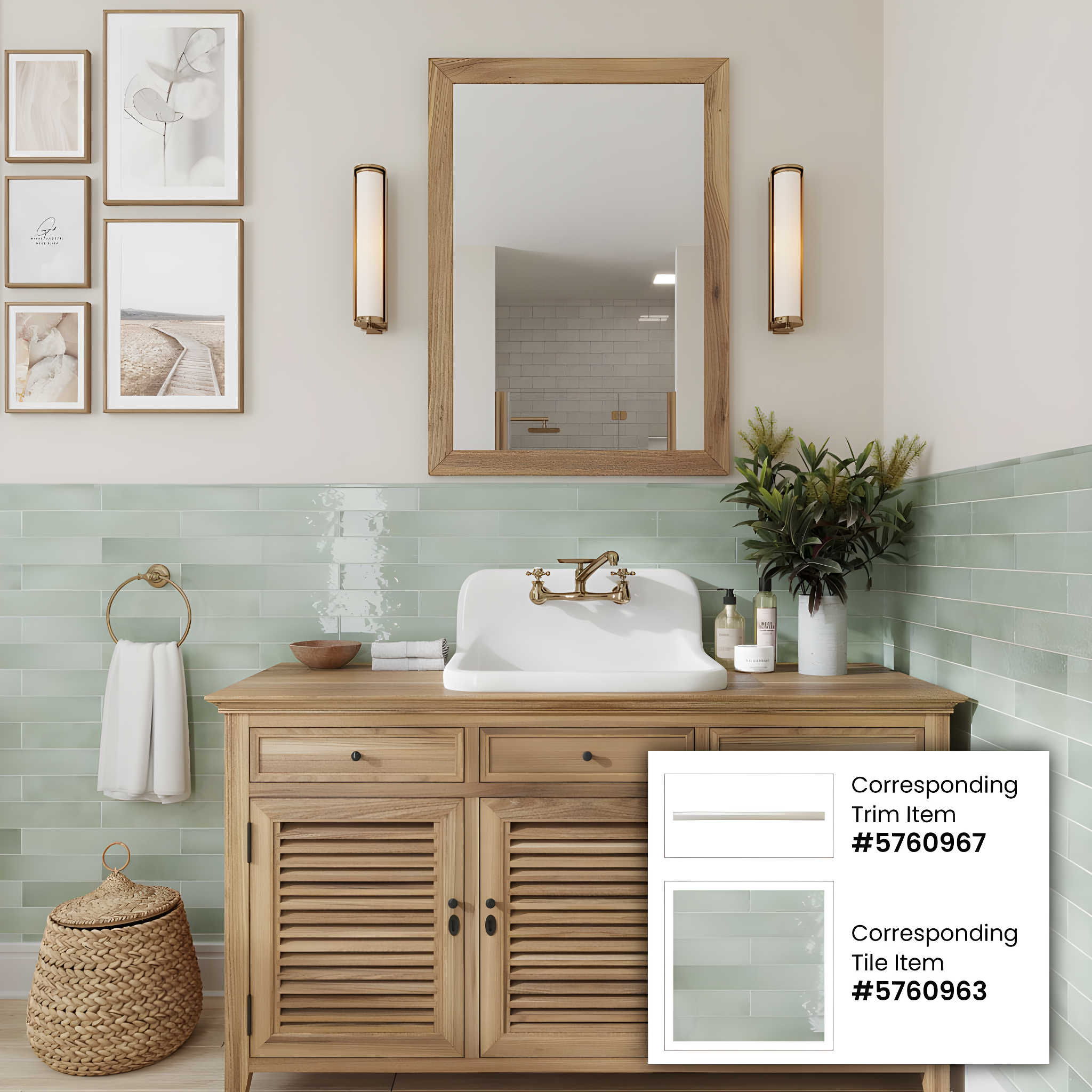 Apollo Tile Silken 7.9'' L x 0.5'' W Ceramic Round Tile Trim (Set of 10)