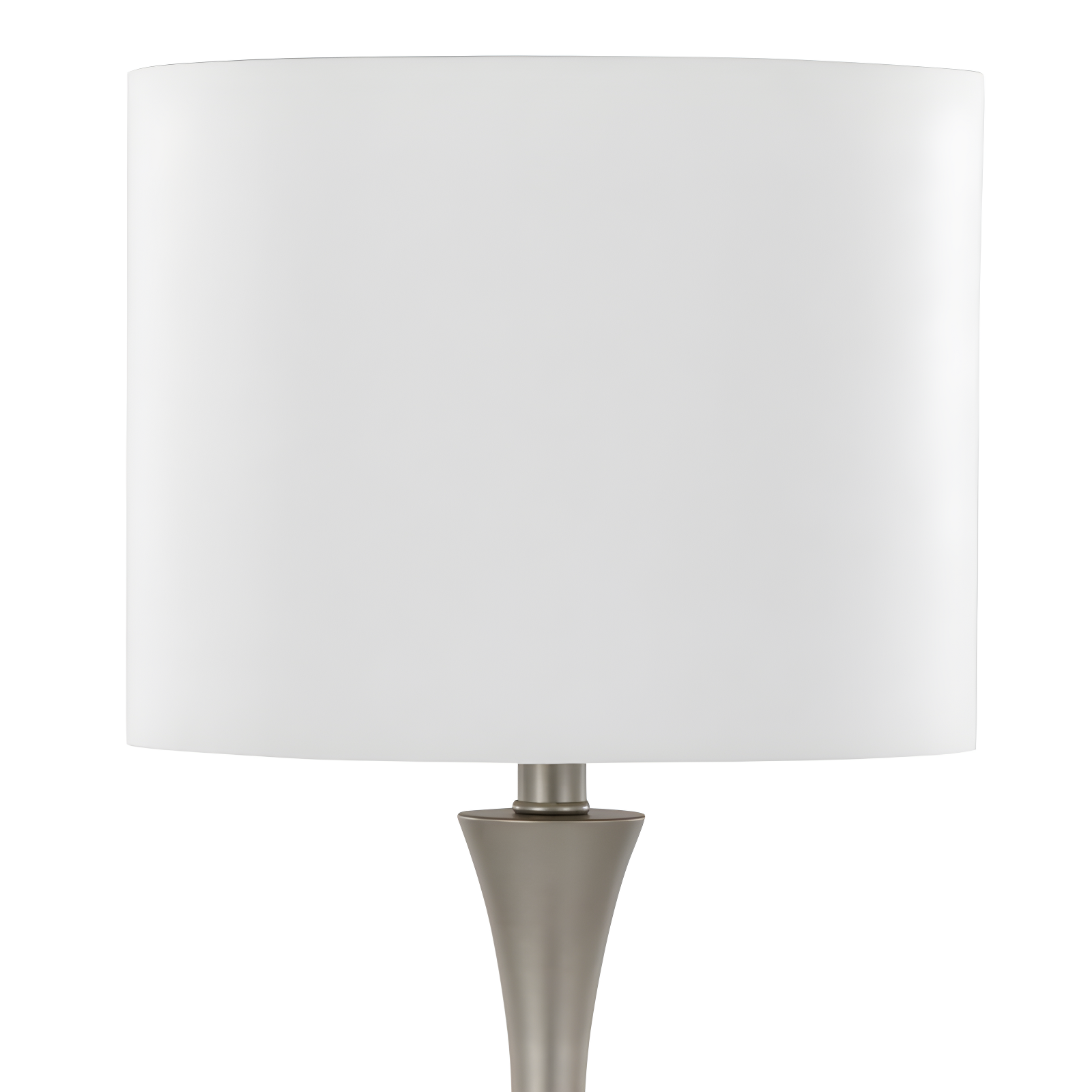 LumiSource: Lenuxe 24" Metal Table Lamps with Linen Drum Shade, Set of 2 - UL Listed, No Bulbs Included