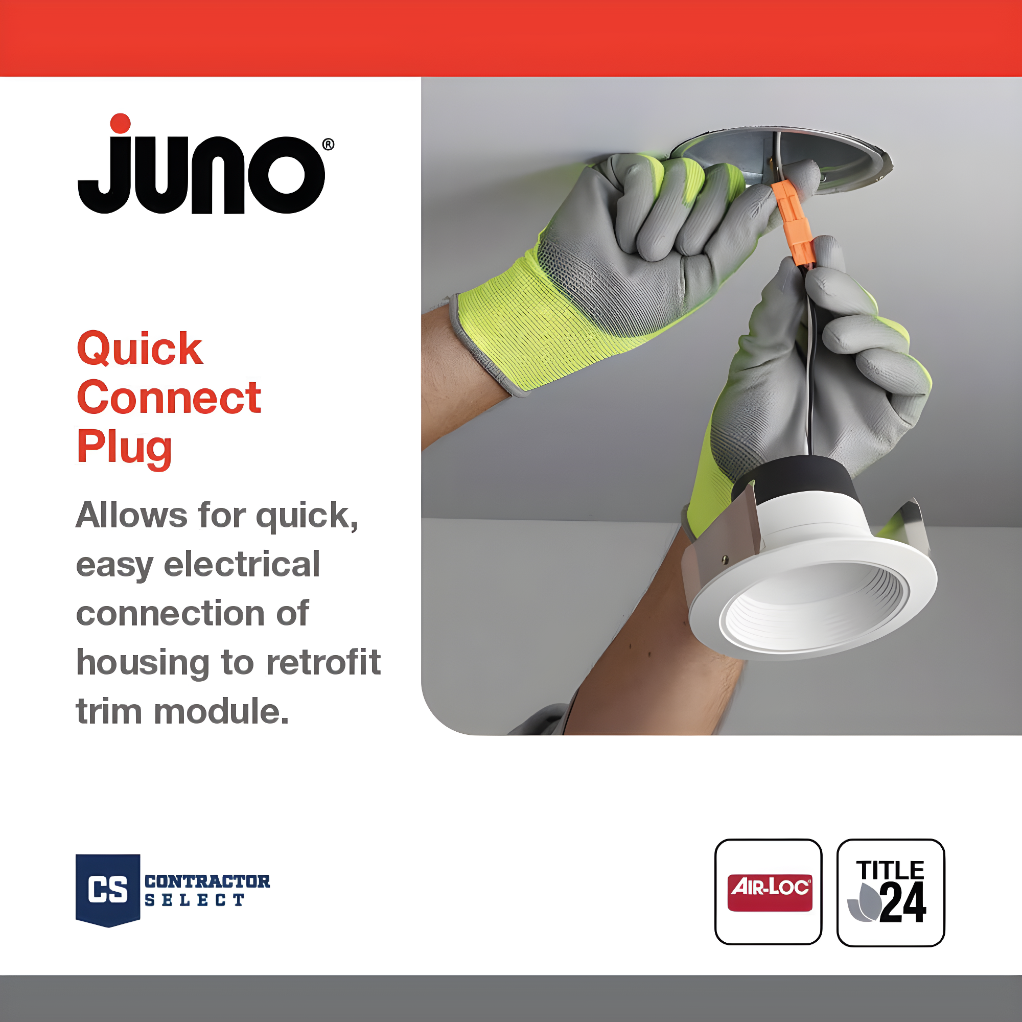 Air-Tight 4'' Recessed Lighting Housing for New Construction