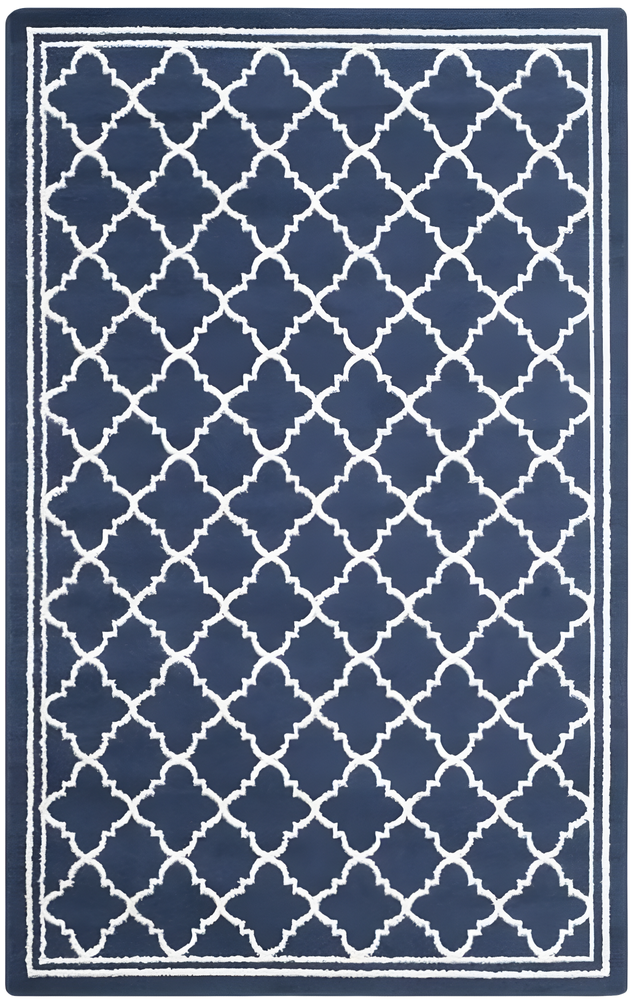 SAFAVIEH Amherst Trina Geometric Area Rug, Navy/Beige, 10' x 14'