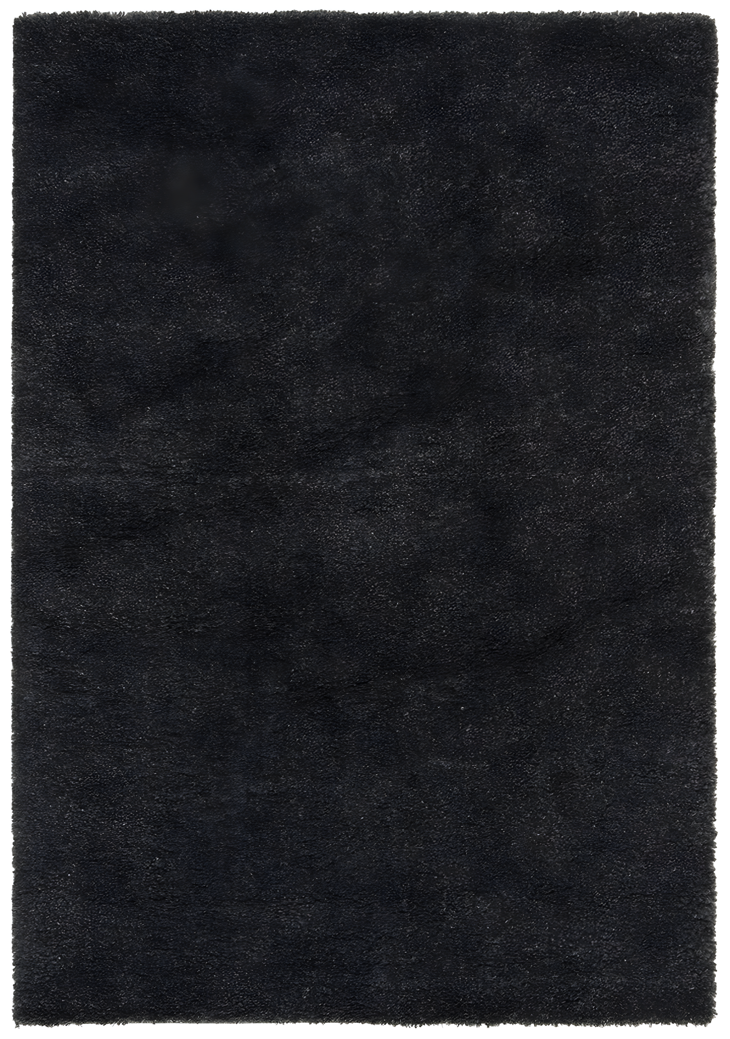 SAFAVIEH August Carlene Solid Plush Shag Area Rug, Charcoal, 9' x 12'