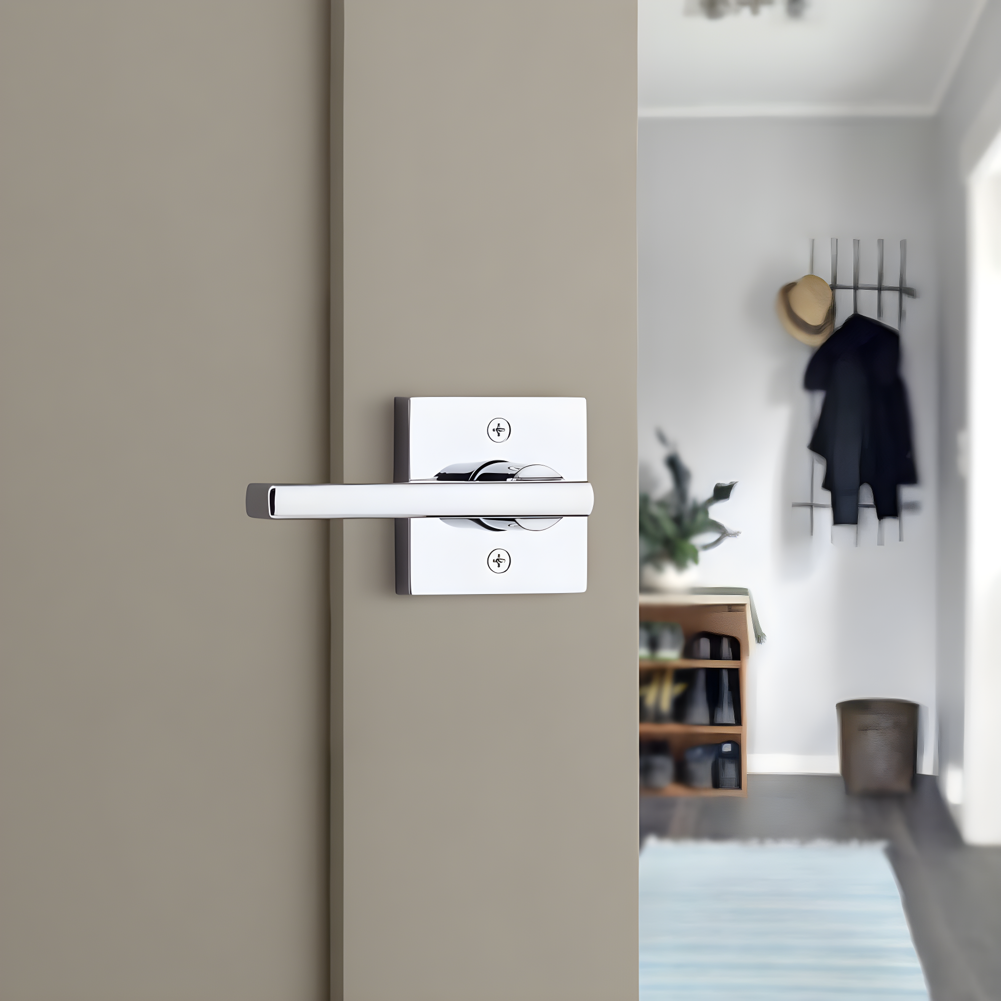 Kwikset Halifax 2 Piece Square Passage Lever Set