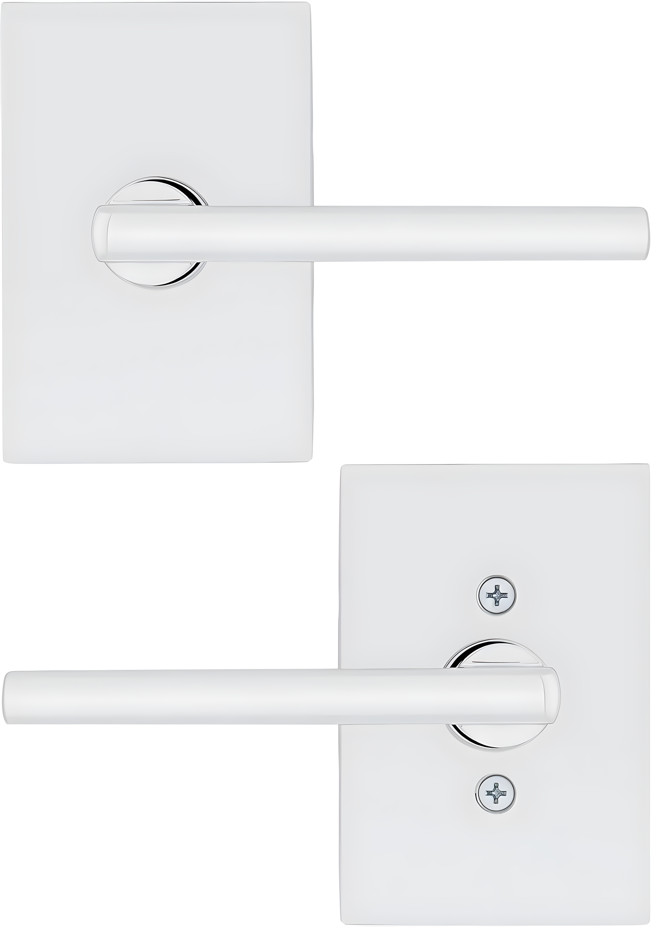 Kwikset Halifax 2 Piece Square Passage Lever Set