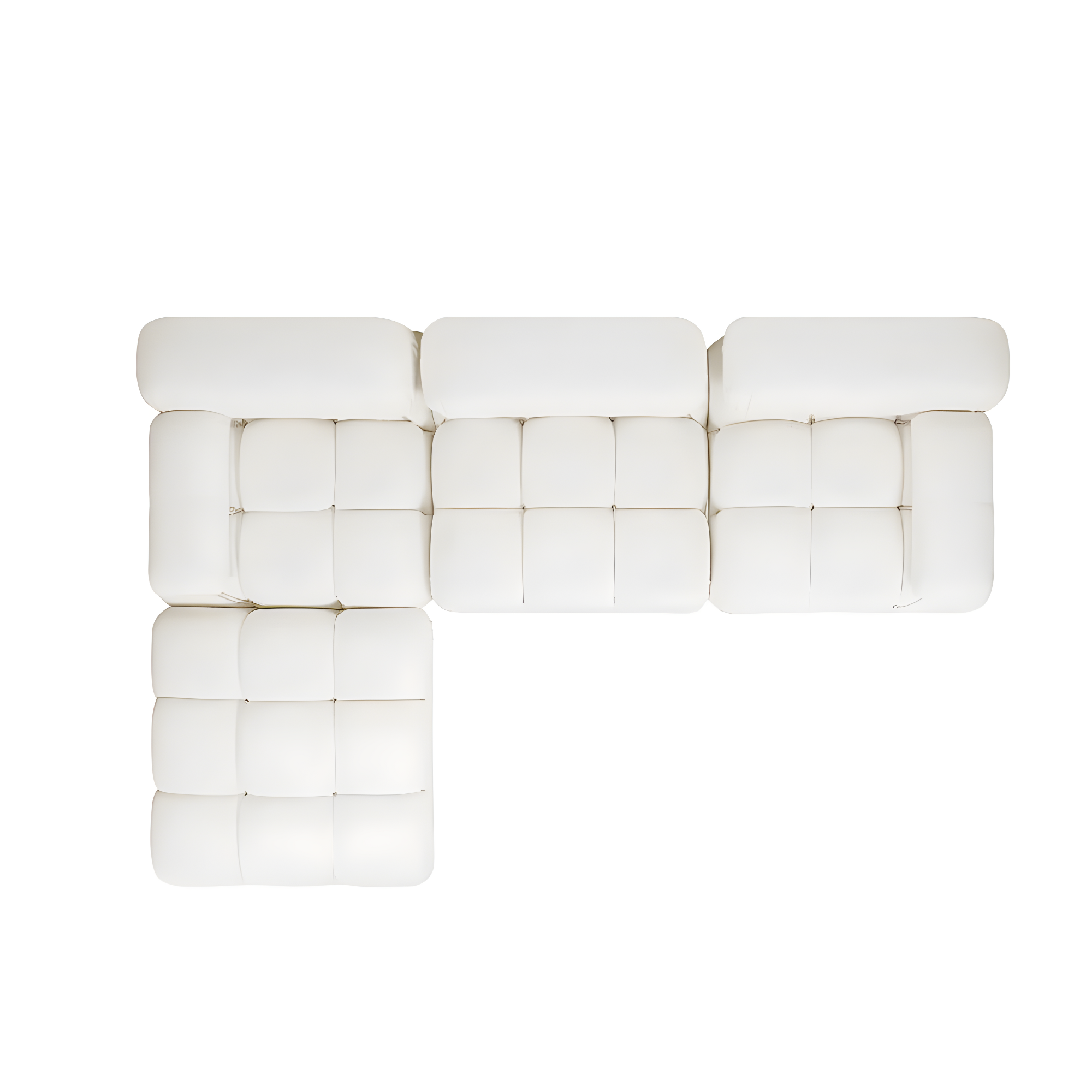 Sigma 4 - Piece Modular Upholstered Reversible L-Sectional