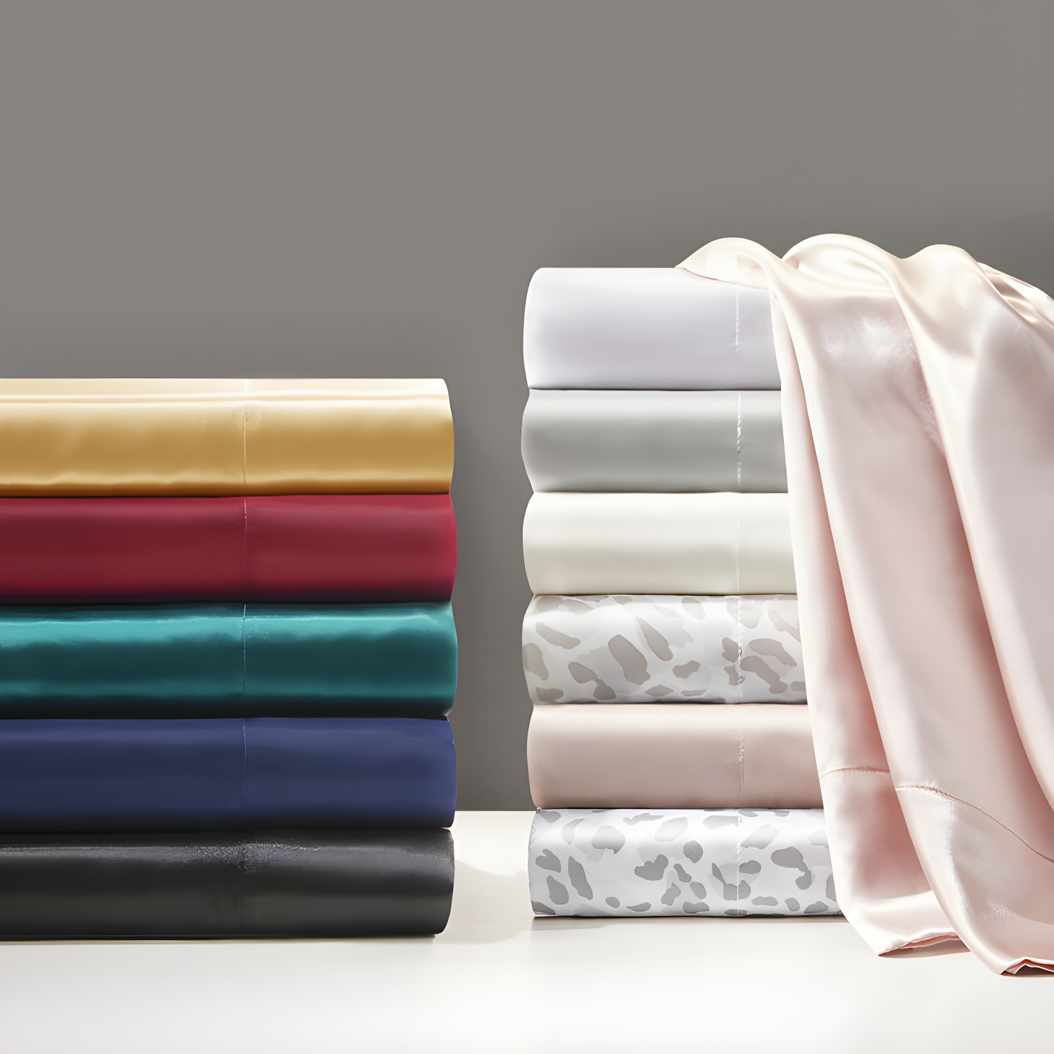 Madison Park Essentials Satin Luxury 2PC Pillowcases (Set of 2)
