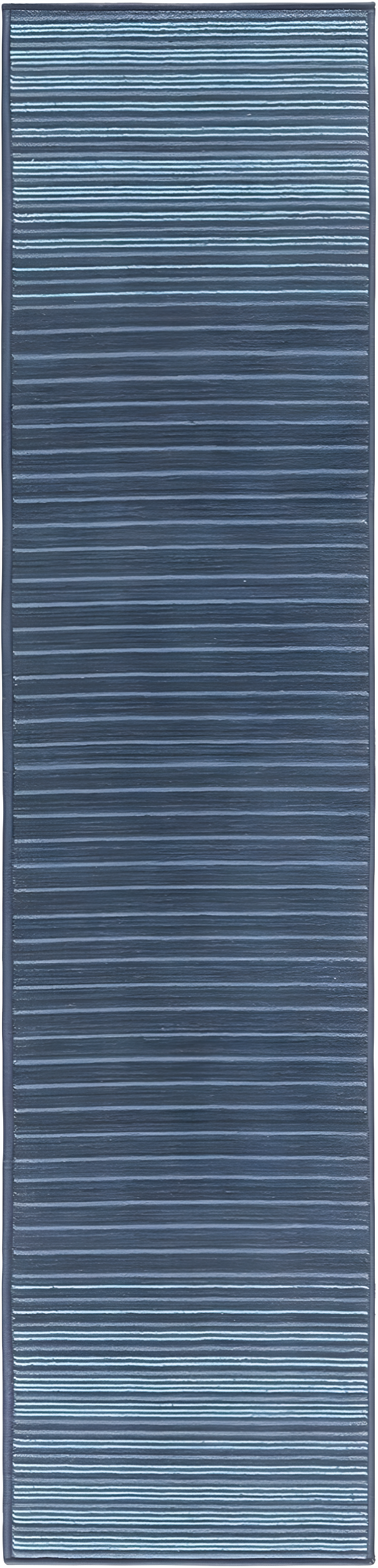 TOWN & COUNTRY BASICS Layne Everwash Non-Slip Backing Area Rug Navy Blue/Blue