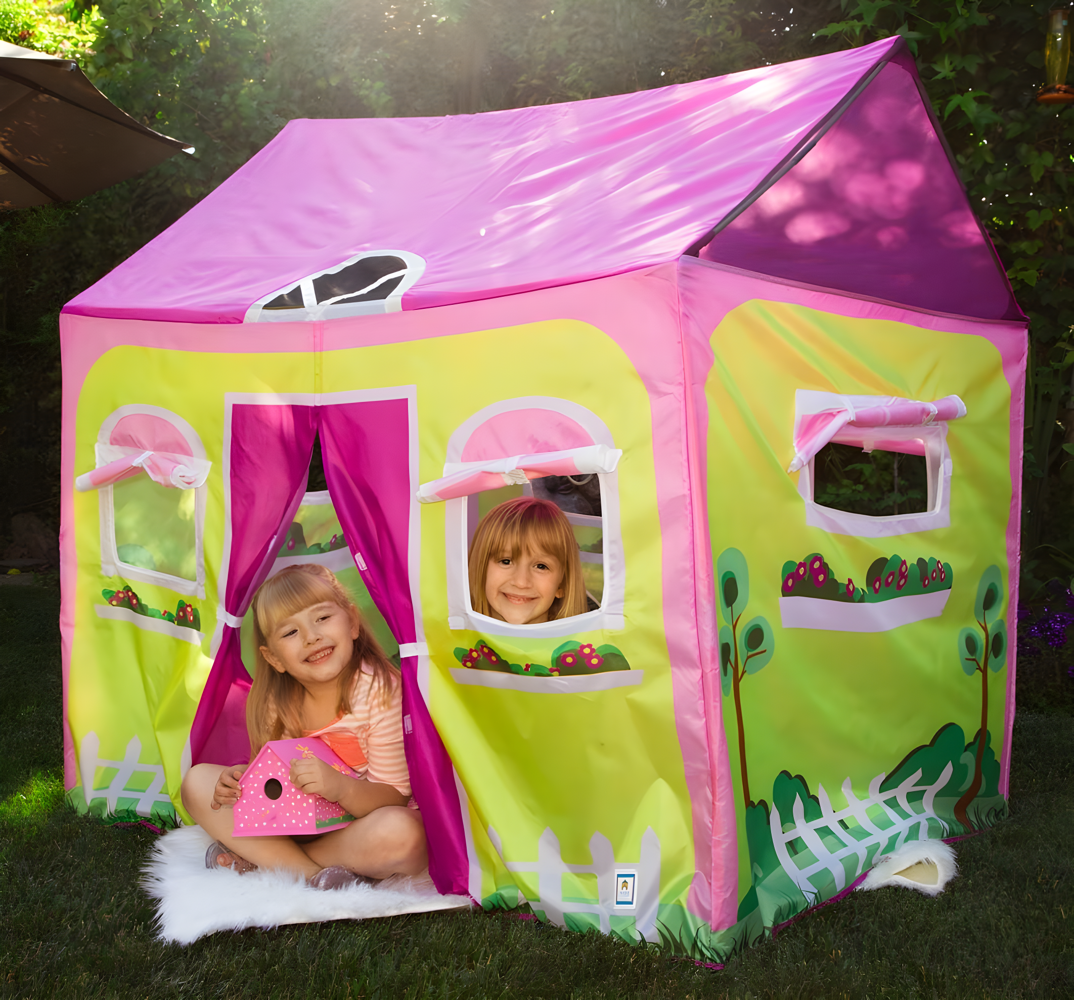 Pacific Play Tents 48'' W x 58'' D Indoor / Outdoor Polyester Play Tent