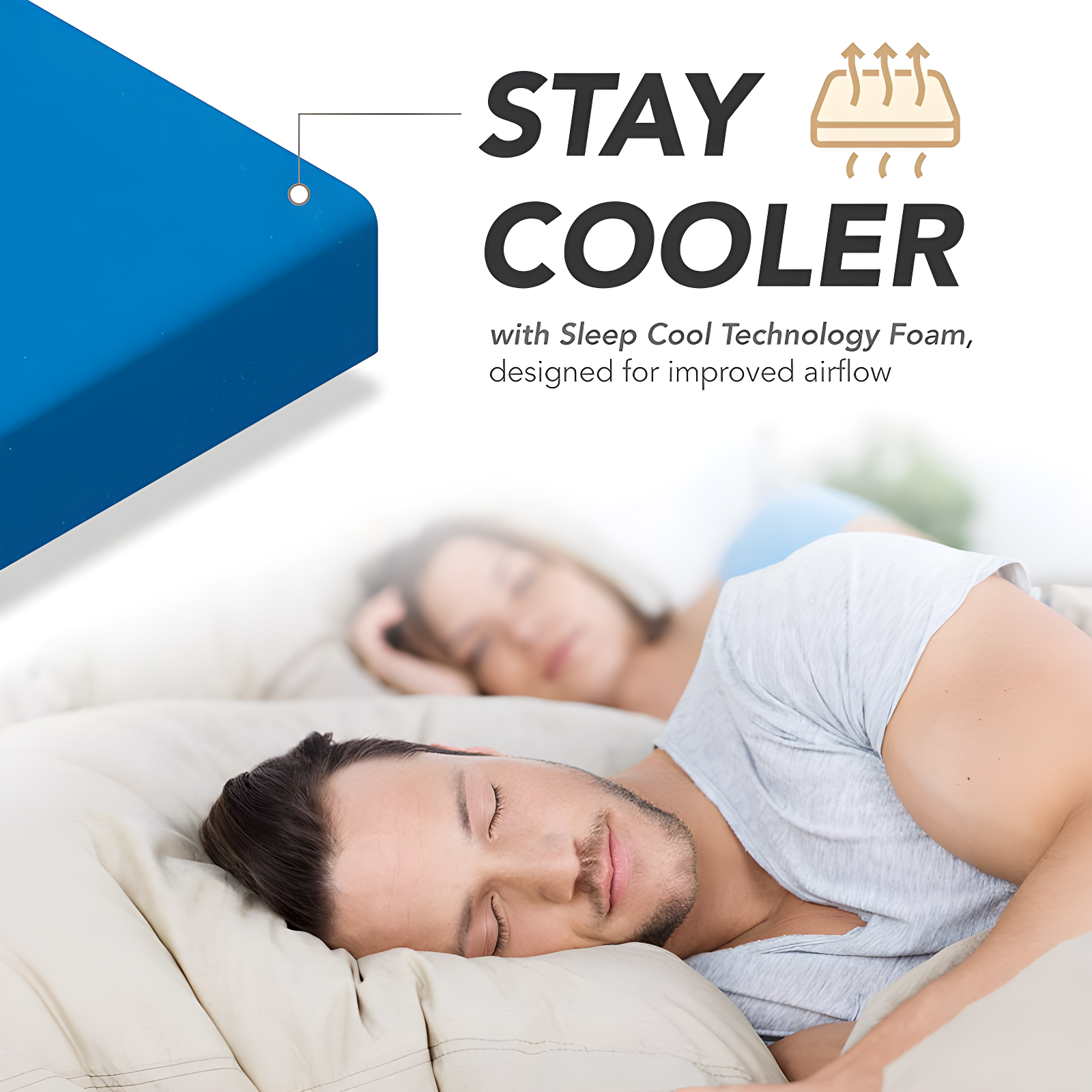Dynasty Mattress 14.5'' Medium Gel Memory Foam Mattress