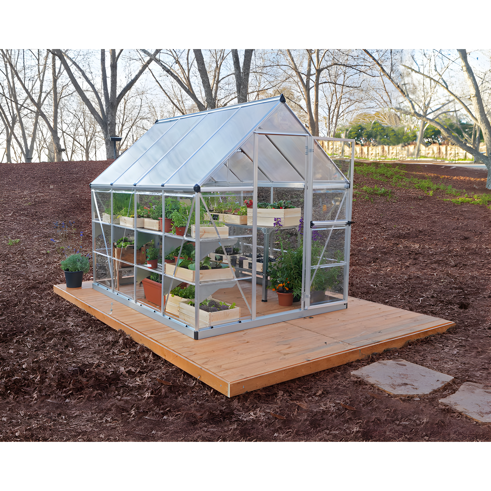 Canopia Palram - Canopia Hybrid Polycarbonate Hobby Greenhouse