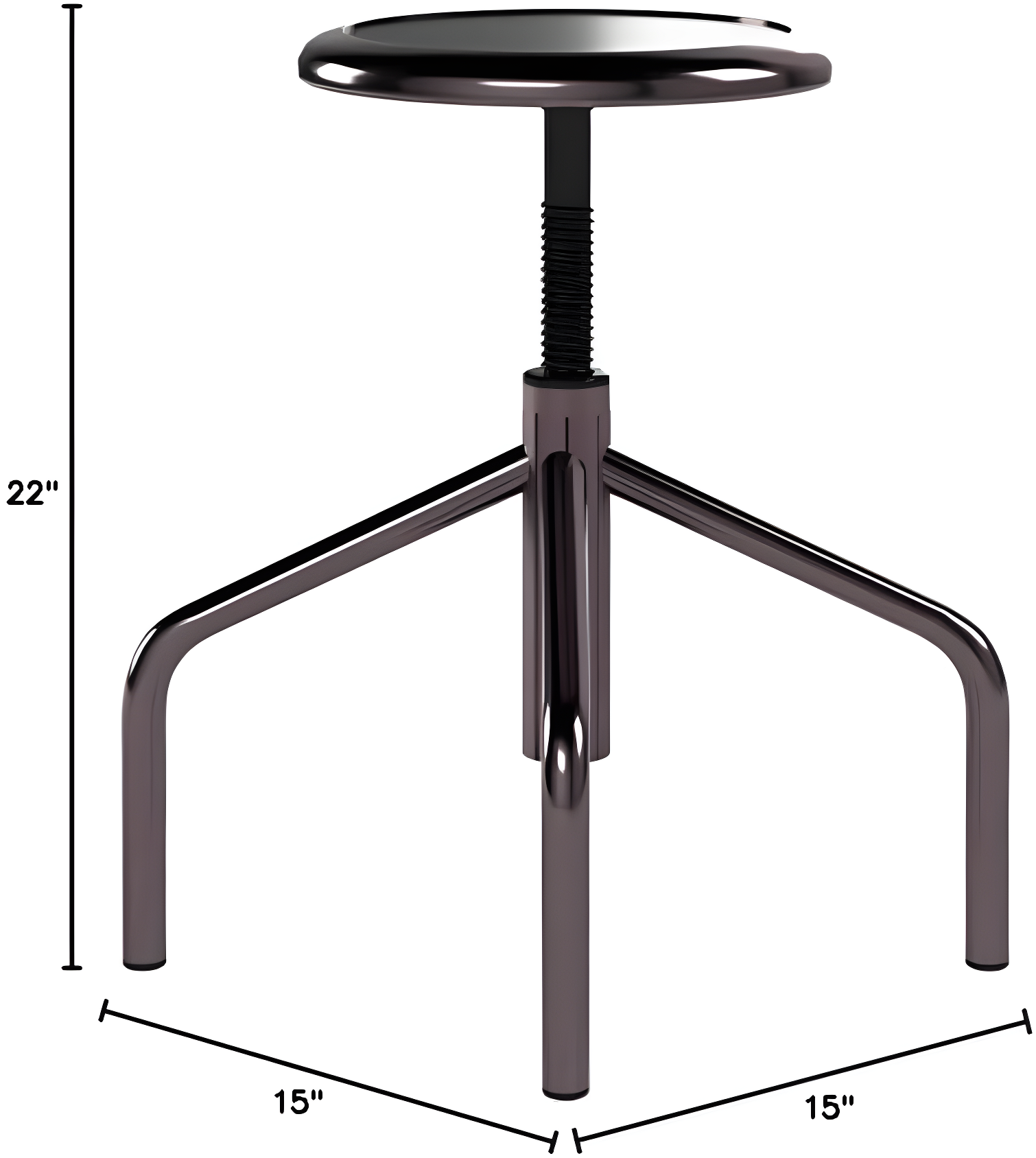 Safco Products Company Diesel Height Adjustable Shop Stool