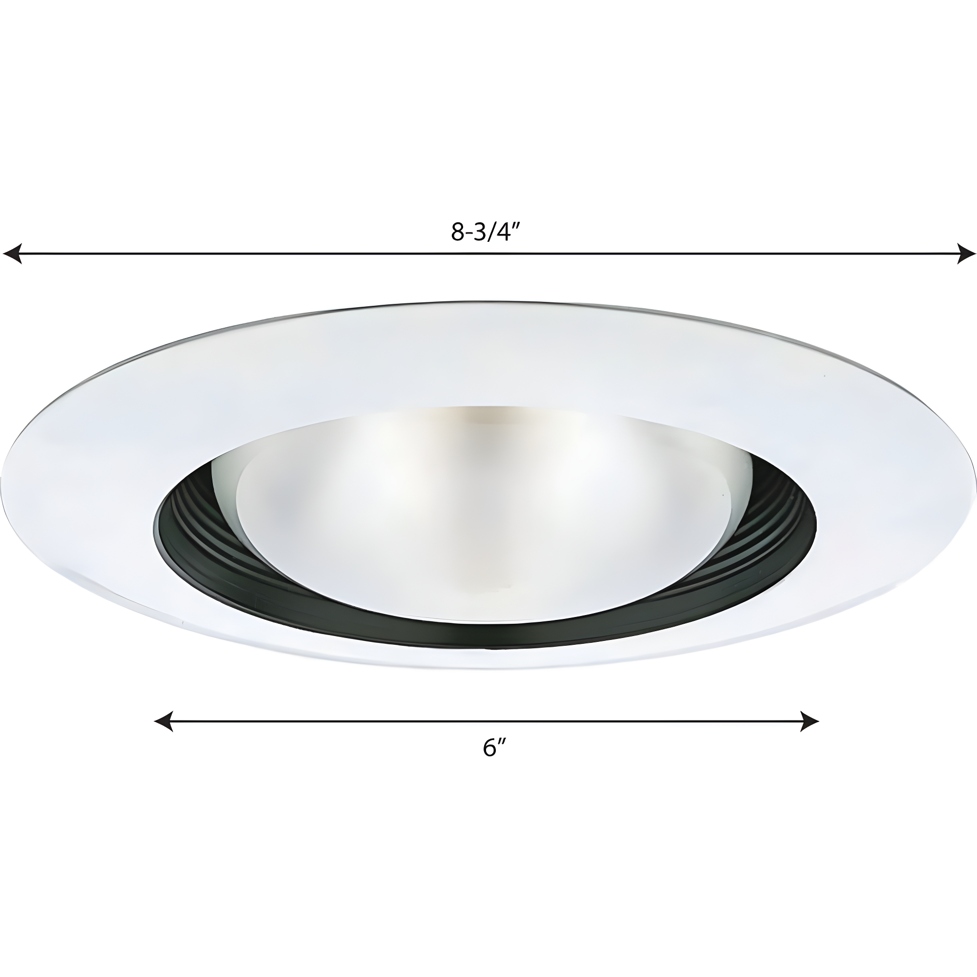 Step Baffle 6" Recessed Trim