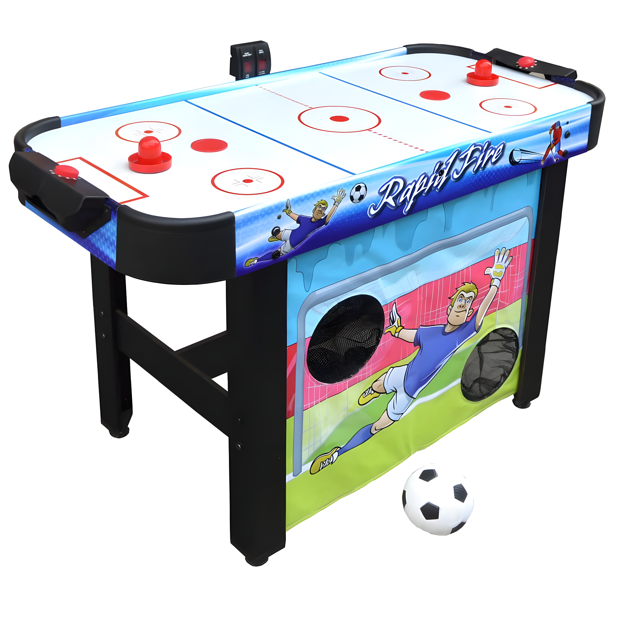42" Rapid Fire Air Hockey Multi-Game Table