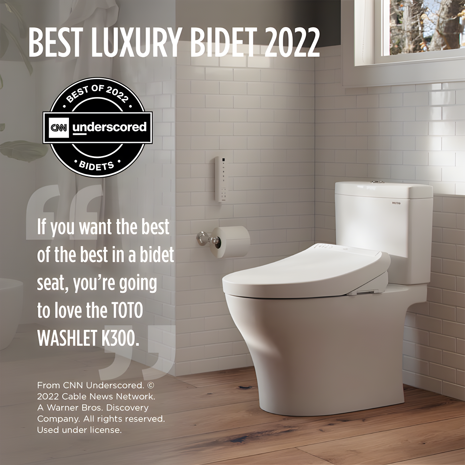 Washlet® Toilet Elongated Seat Bidet